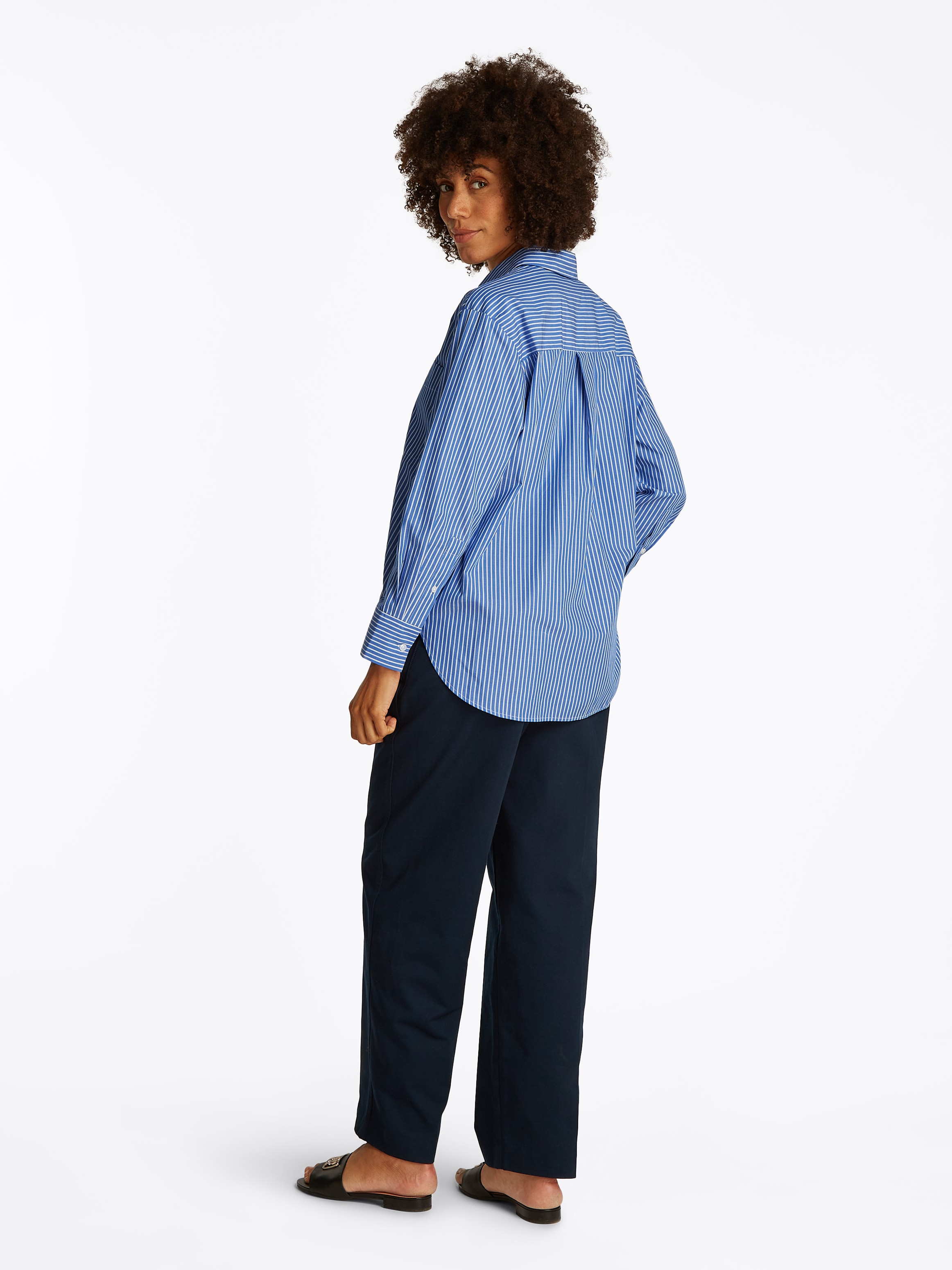 Tommy Hilfiger Hemdbluse »ESS POPLIN EASY FIT SHIRT«
