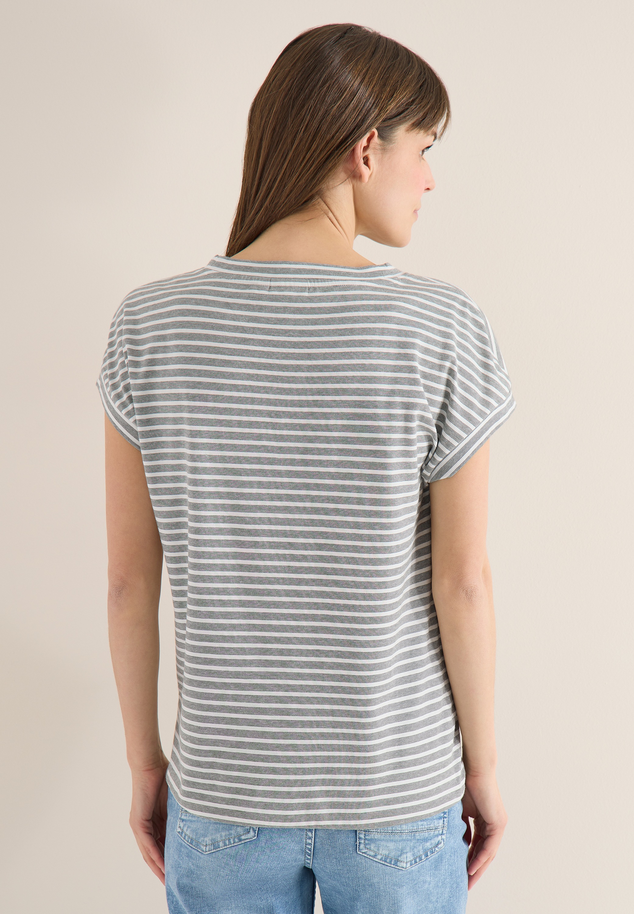 Cecil T-Shirt aus reiner Baumwolle günstig online kaufen