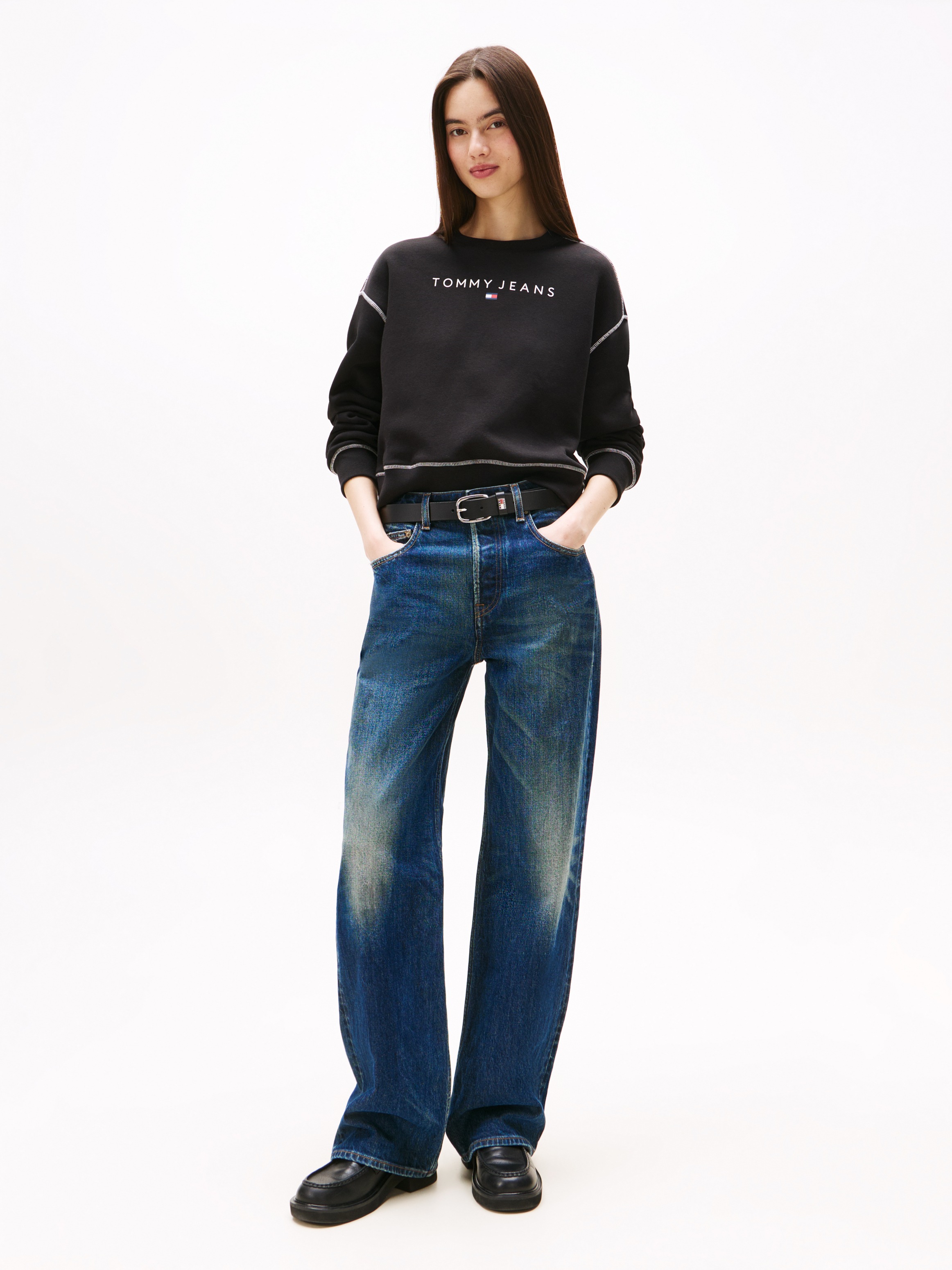 Tommy Jeans Sweatshirt »TJW RLX CRP STITCH LINEAR CREW«