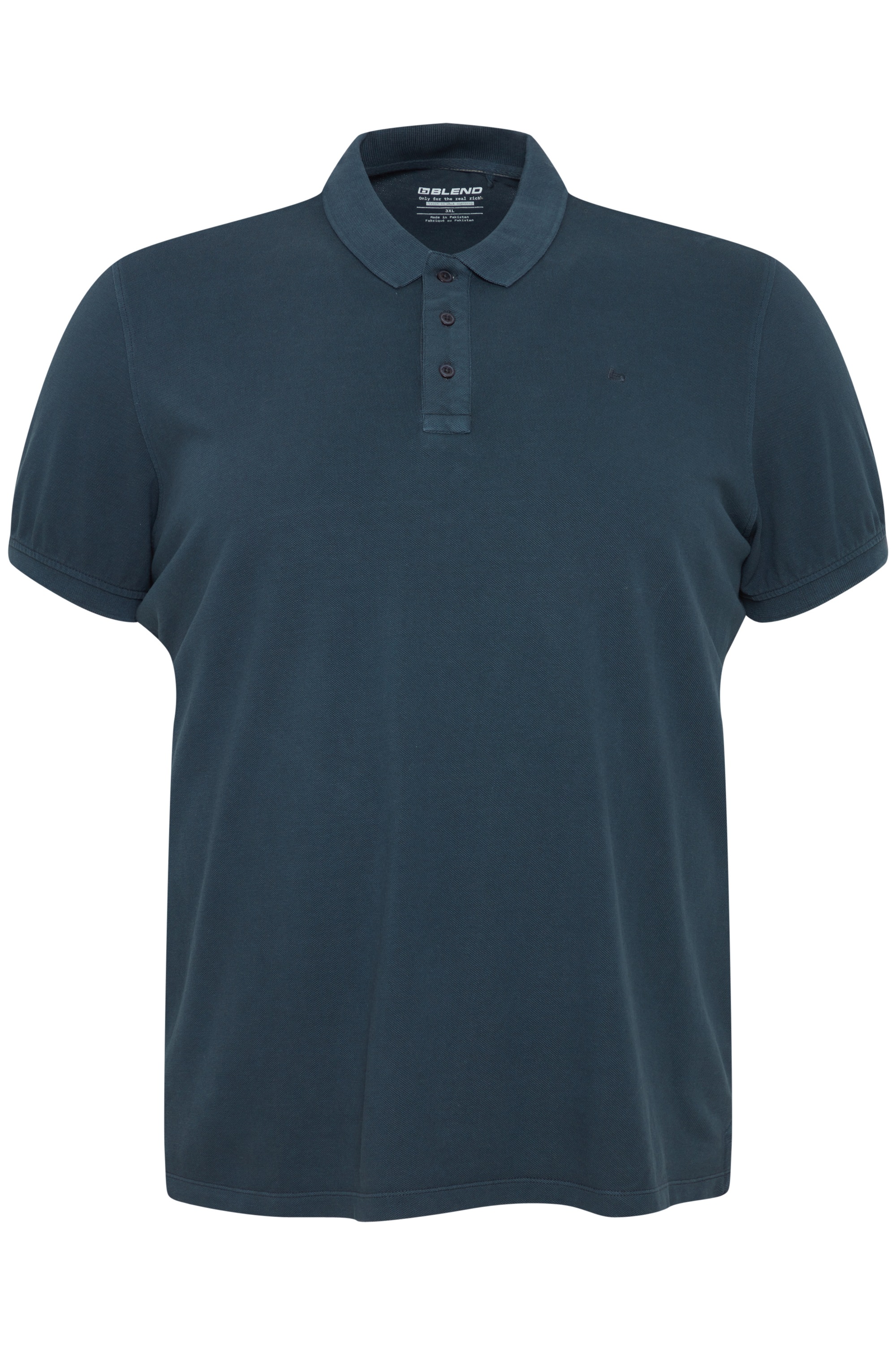 Blend Poloshirt "BHBT-Shirt Big & Tall" Basic Poloshirt mit Stickerei in gr günstig online kaufen