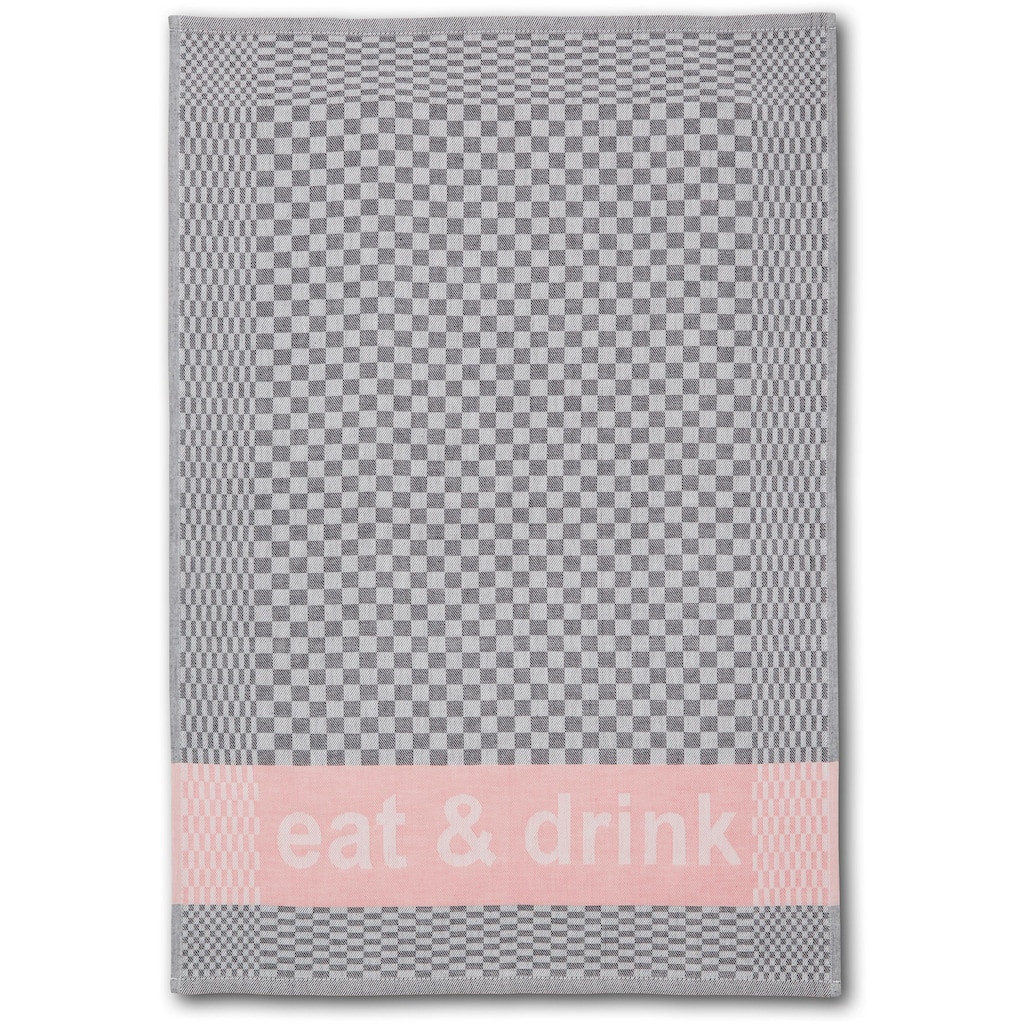 Dyckhoff Geschirrtuch »eat & drink«, (Set, 6 tlg.)