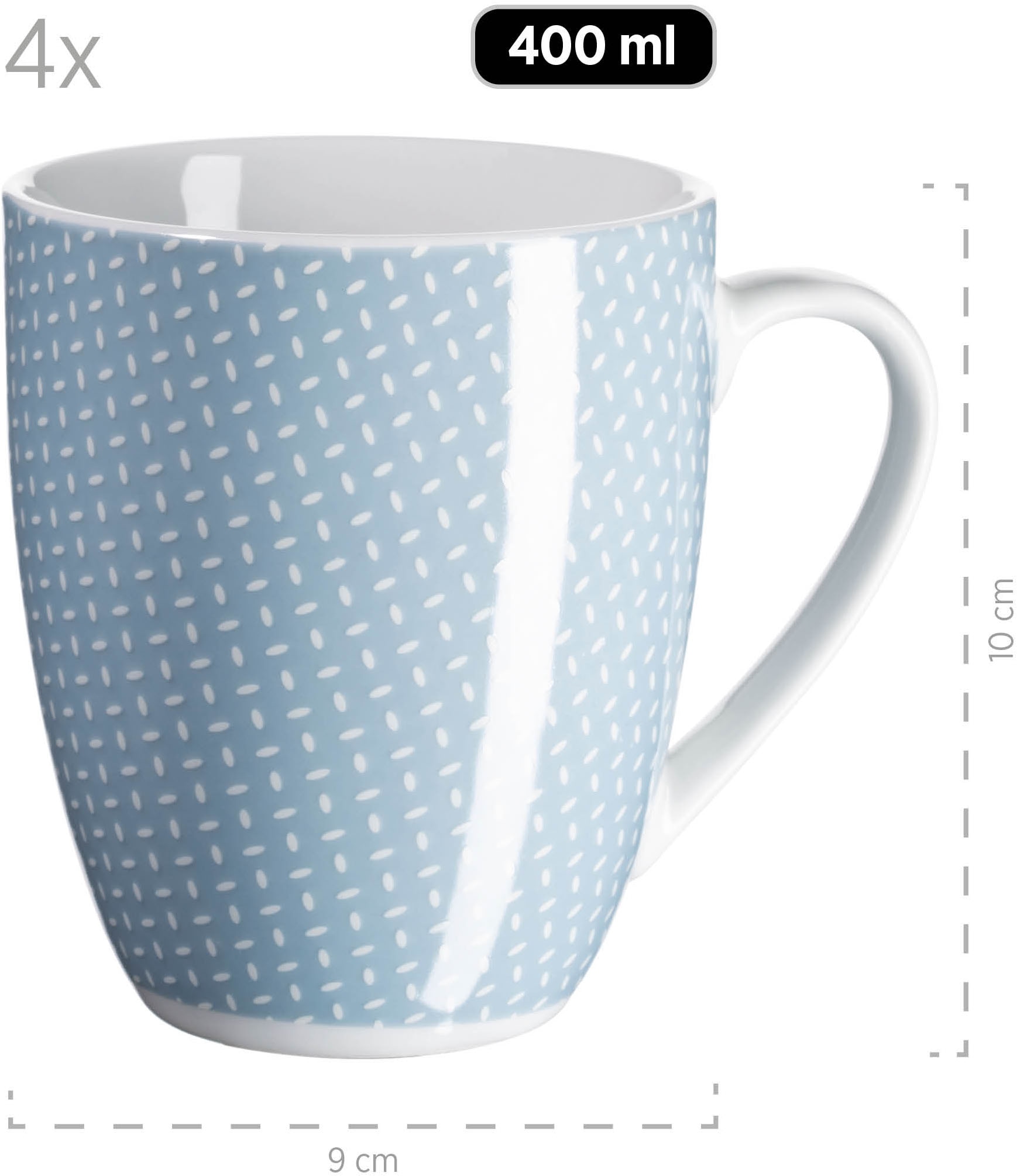 MÄSER Kombiservice »KITCHEN TIME II, Geschirr-Set, Porzellan«