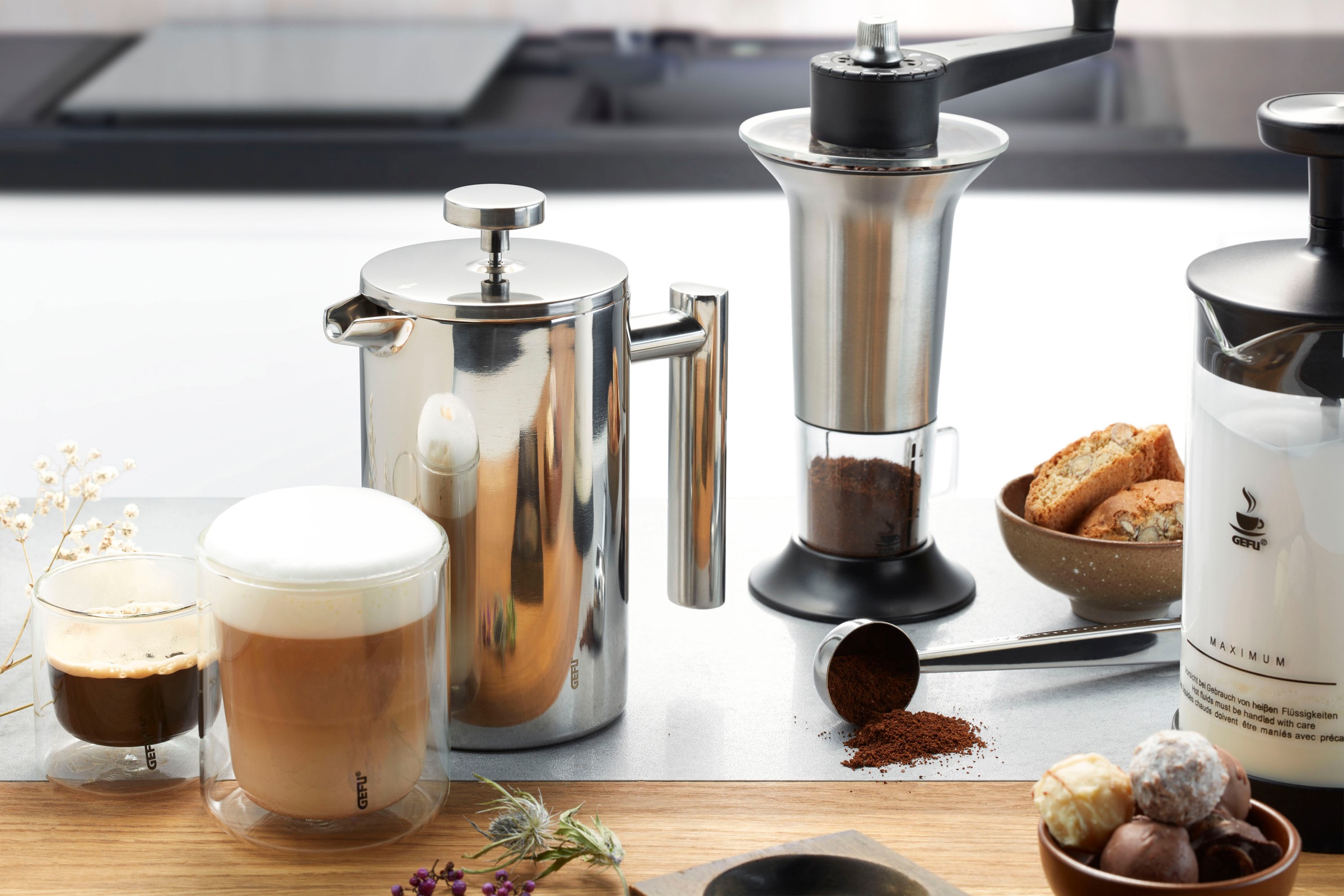GEFU French Press Kanne "Kaffeebereiter GUSTAVO, 600 ml" 600 l Kaffeekanne günstig online kaufen