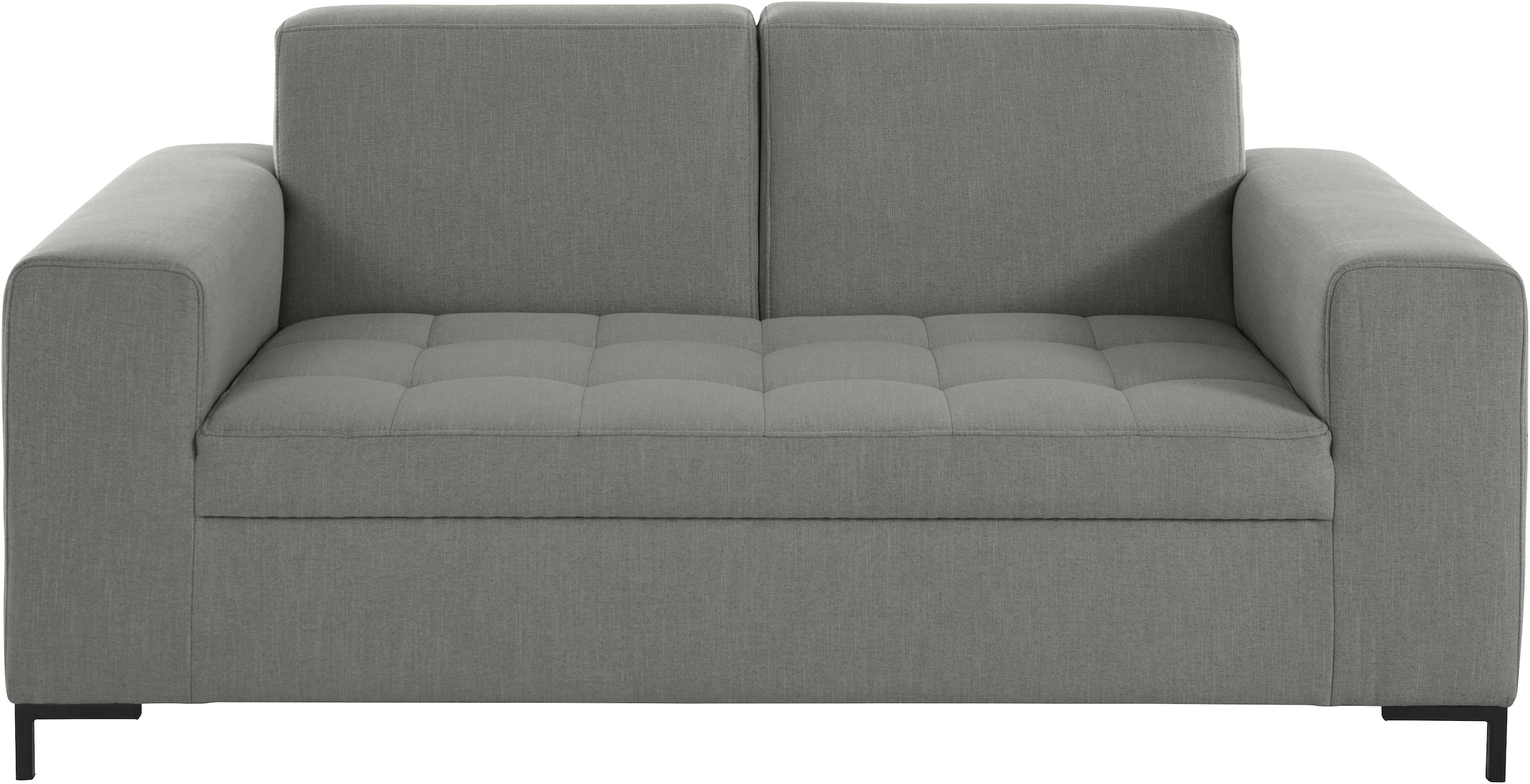 OTTO products 2-Sitzer »Grazzo«, hochwertige Stoffe aus recyceltem Material, Steppung im Sitzbereich