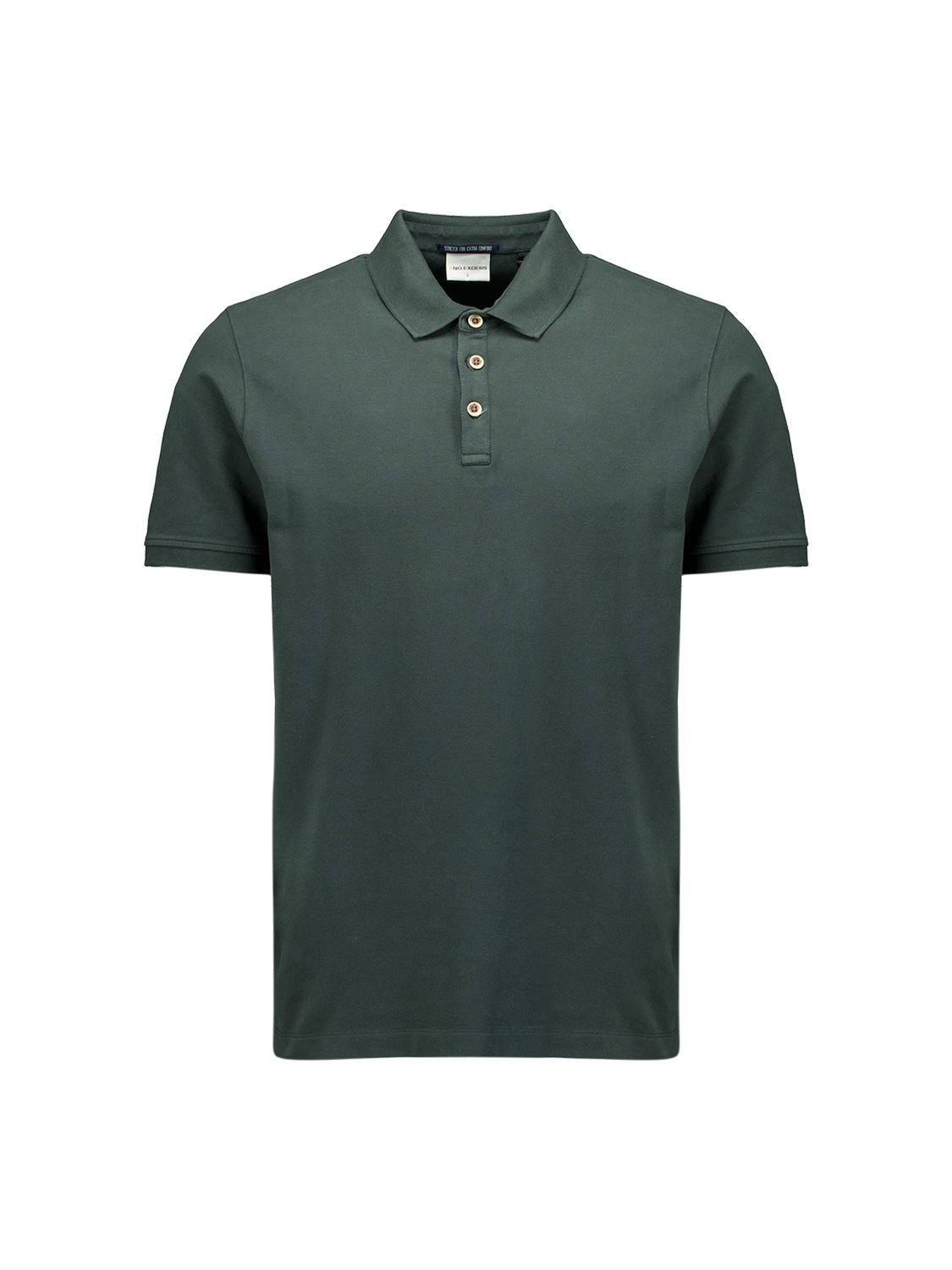 NO EXCESS Poloshirt »No Excess Poloshirt Polo Pique Garment Dyed«