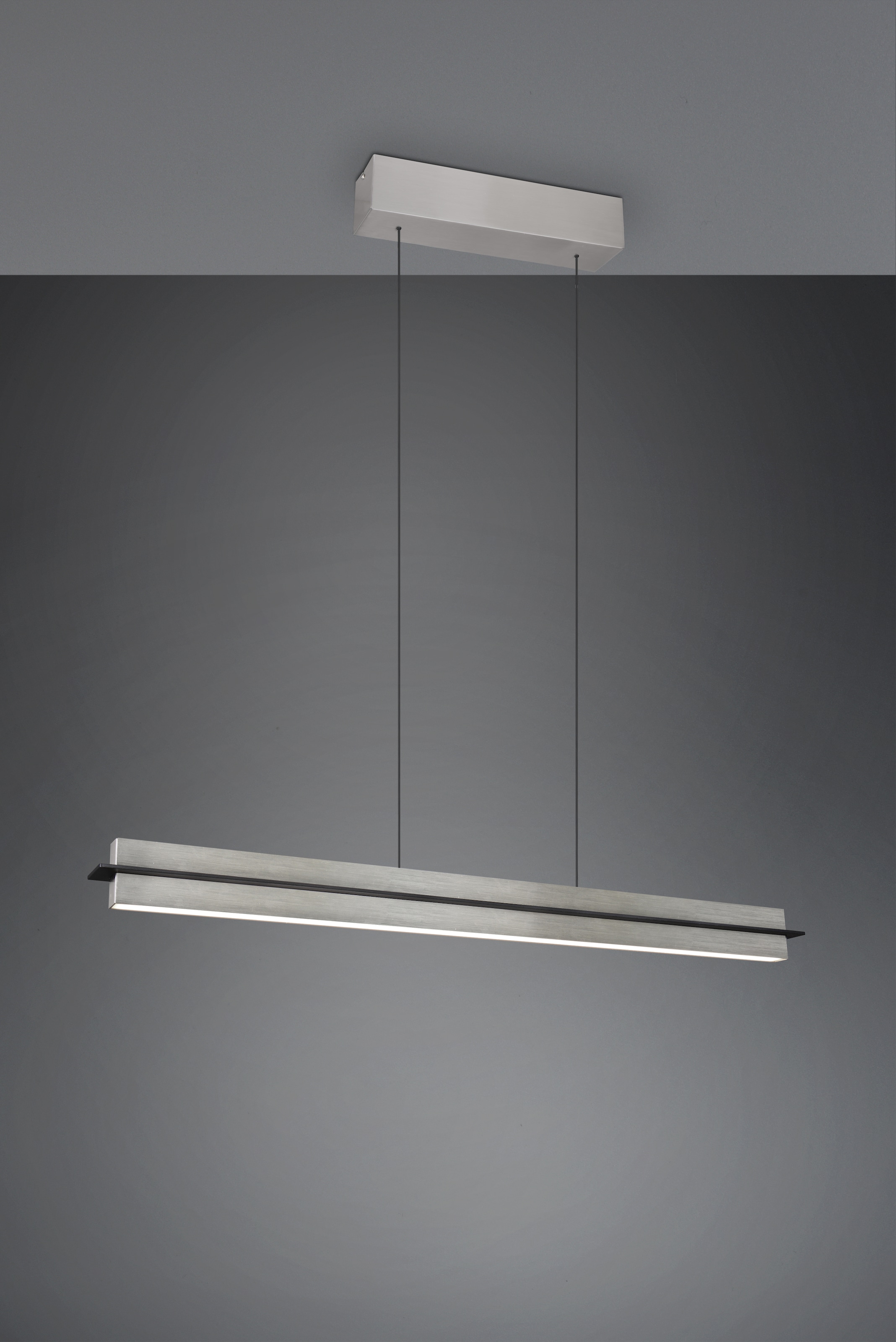 TRIO Leuchten LED Pendelleuchte »EMERSON, LED Hängeleuchte höhenverstellbar, 4-Stufen Touch Dimmer«, 1 flammig, Leuchtmittel LED-Board | LED fest integriert, Lichtfarbe einstellbar 2700-5000K warm- bis kaltweiß, Höhe max 150 cm