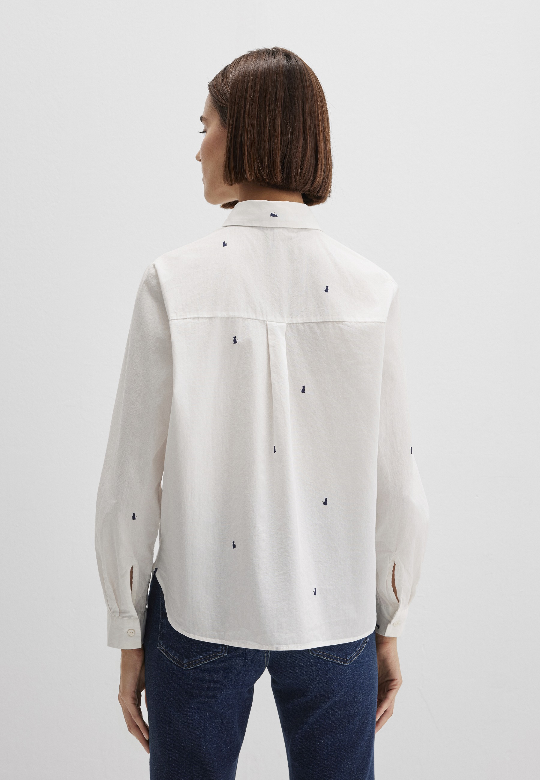 Mavi Klassische Bluse »LONG SLEEVE WOVEN SHIRT« Bluse Langarm