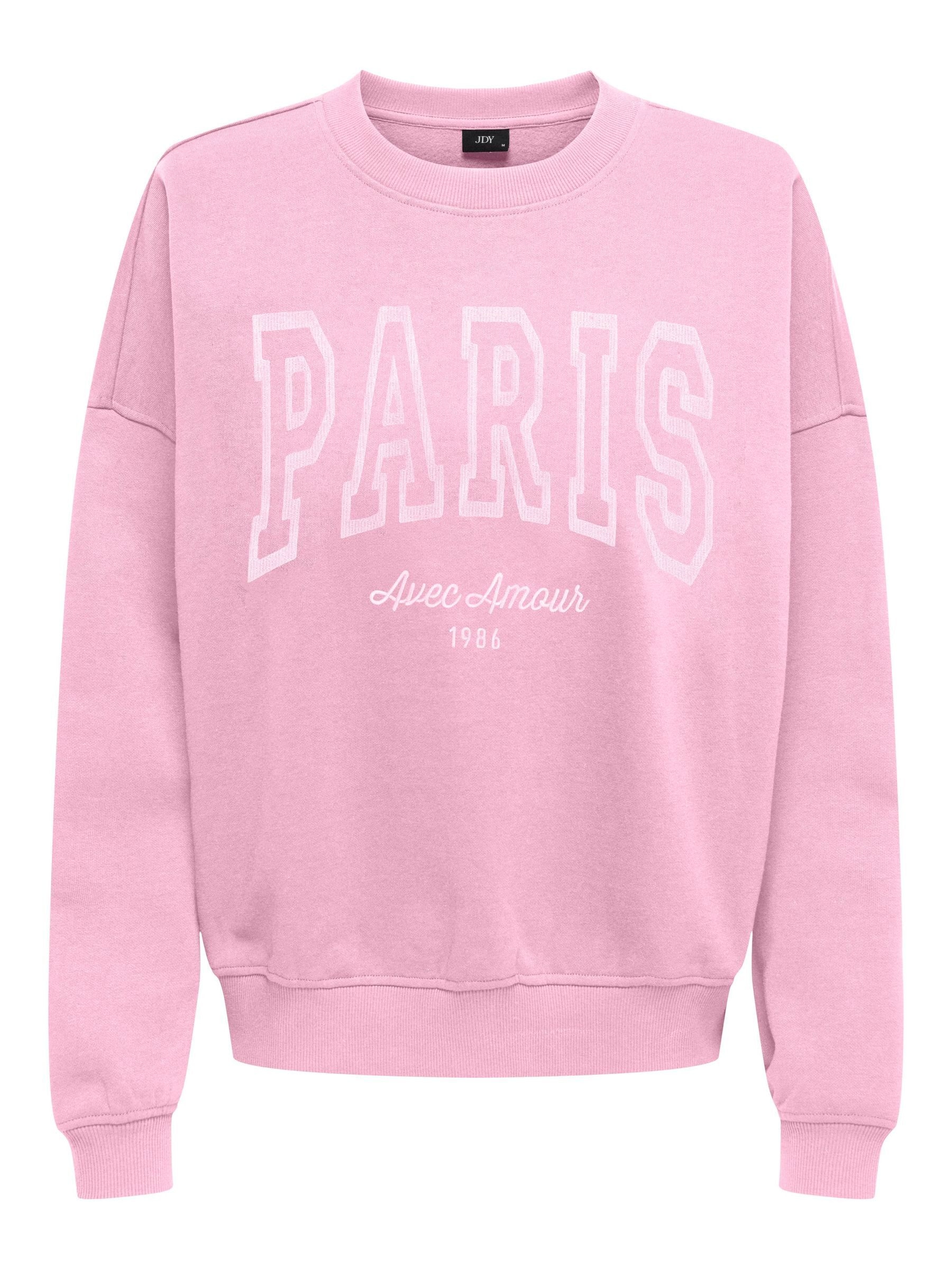 JDY Sweatshirt »JDYMESA L/S O-NECK EMB SWEAT JRS NOOS«