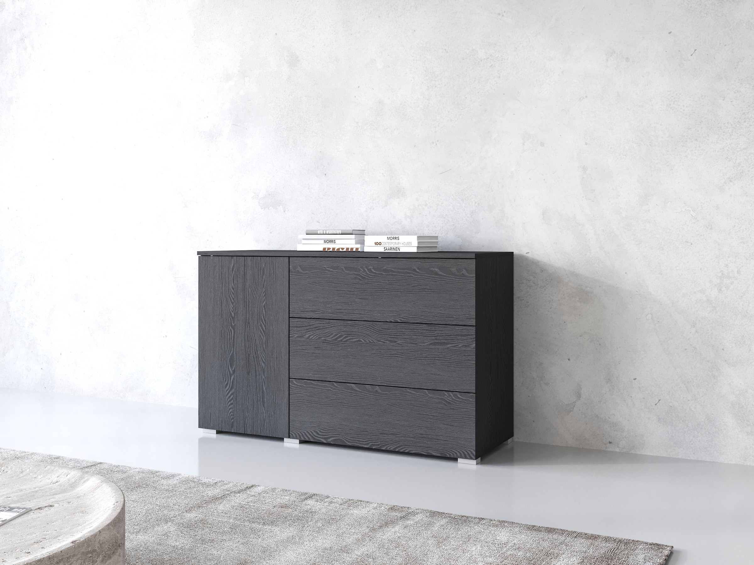 INOSIGN Sideboard "PARIS" 1 Stk. tlg. Moderne 110cm breite grifflose Kommod günstig online kaufen