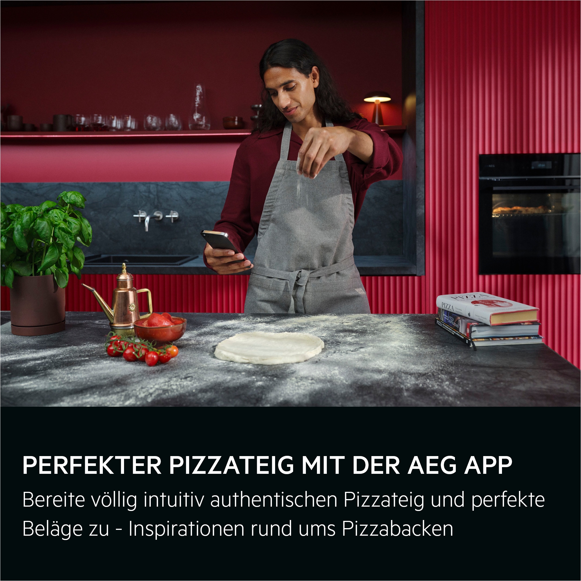 AEG Pyrolyse Backofen 7000 »TX7PB62WSB« mit Pyrolyse-Selbstreinigung Pizza-Ofen: Pizza in 150 Sek. – bei 340 °C wie im Restaurant zu Hause