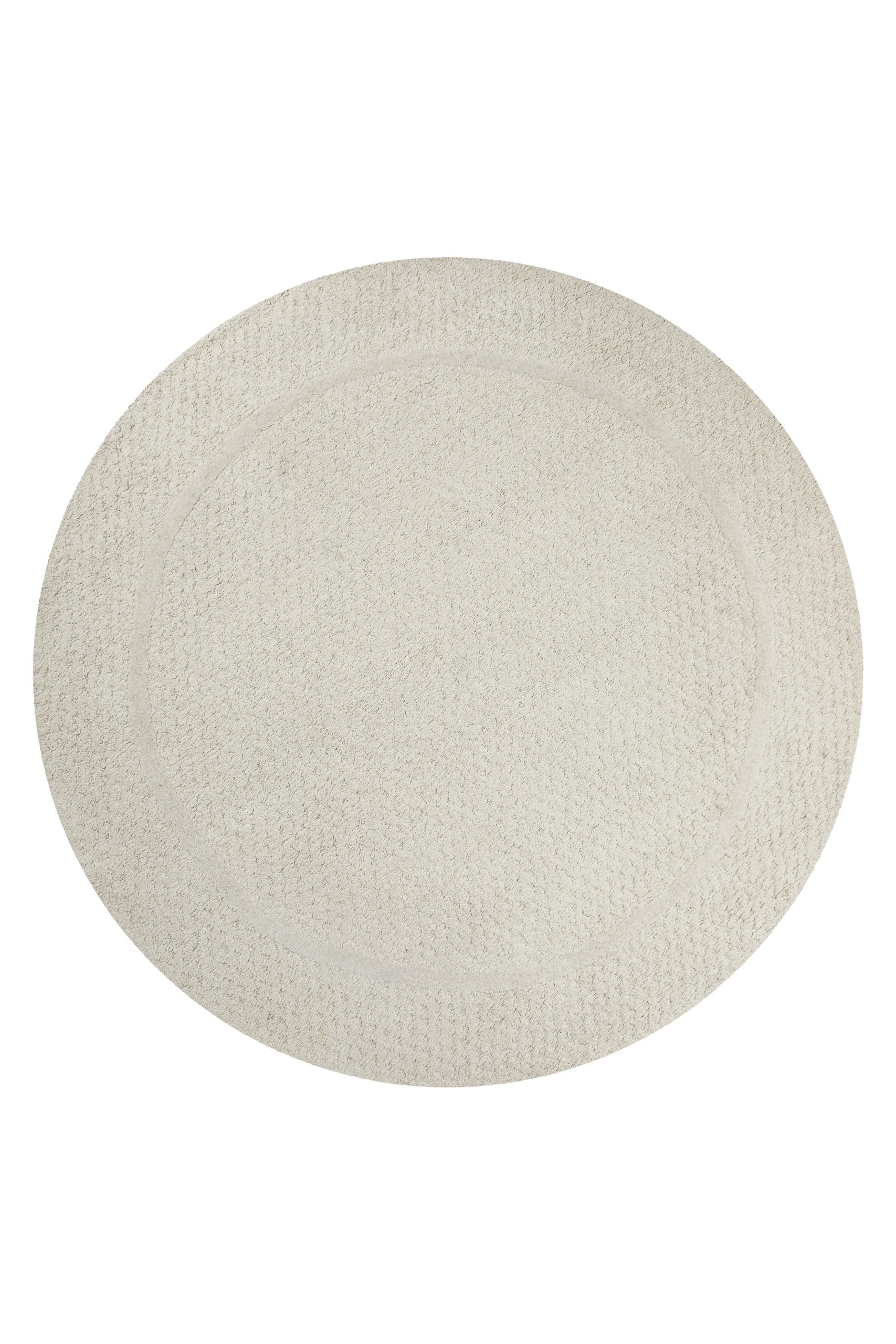 Wecon home Wollteppich »Hamptons THIRTYFIVE«, rund, 15 mm Höhe, Schurwolle, Kurzflor, Wohn- & Schlafzimmer, elegant, strukturiert