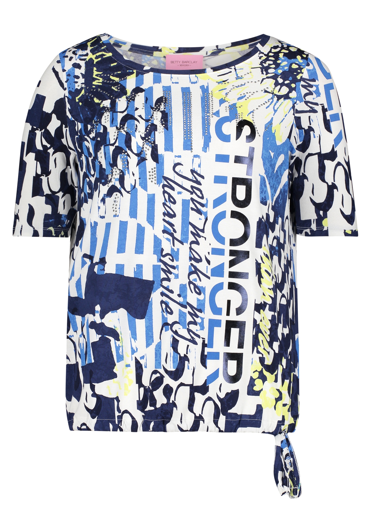 Betty Barclay Kurzarmshirt »Betty Barclay Casual-Shirt mit Tunnelzug«, (1 tlg.), Druck