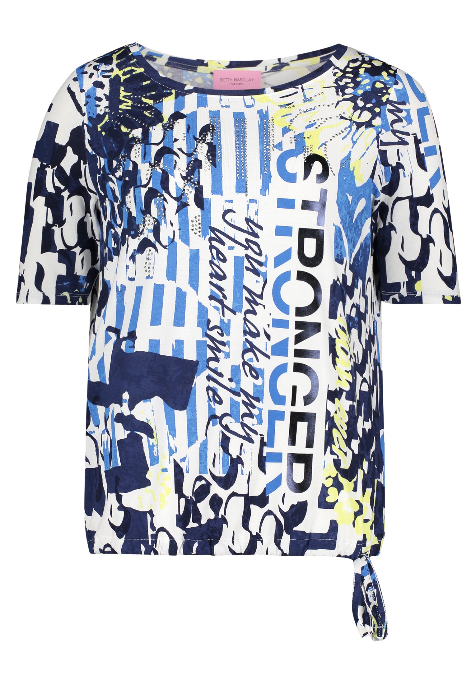 Betty Barclay Kurzarmshirt "Betty Barclay Damen Casual-Shirt mit Tunnelzug" günstig online kaufen