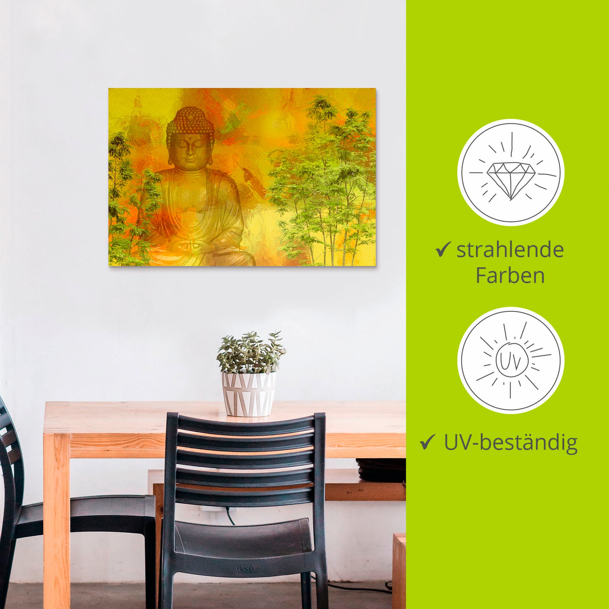 Artland Wandbild »Kraft sammeln«, Religion, (1 St.), als Alubild, Outdoorbild, Leinwandbild, Poster in verschied. Größen