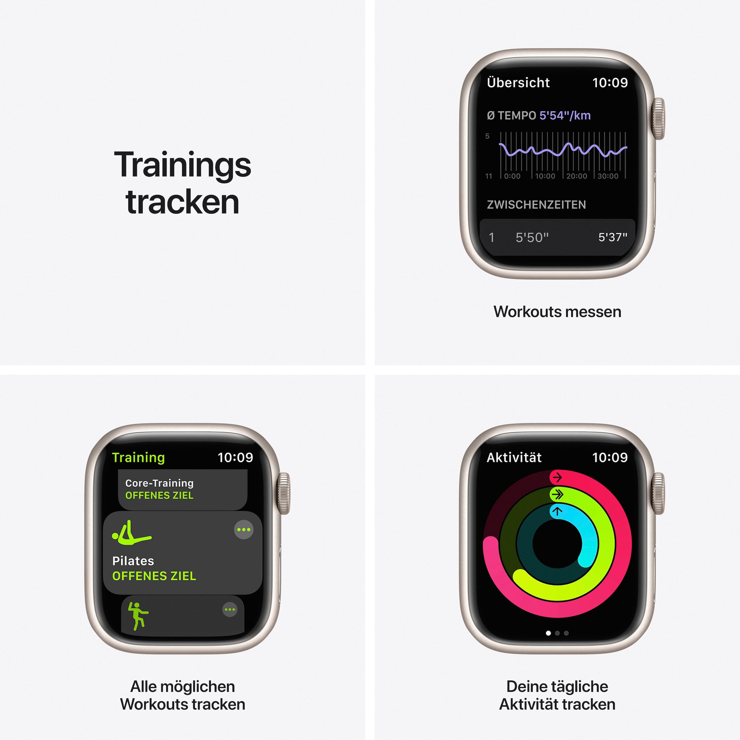 Apple Smartwatch »Nike Series 7 GPS + Cellular, 41mm«, Watch OS 8, 32 GB,)