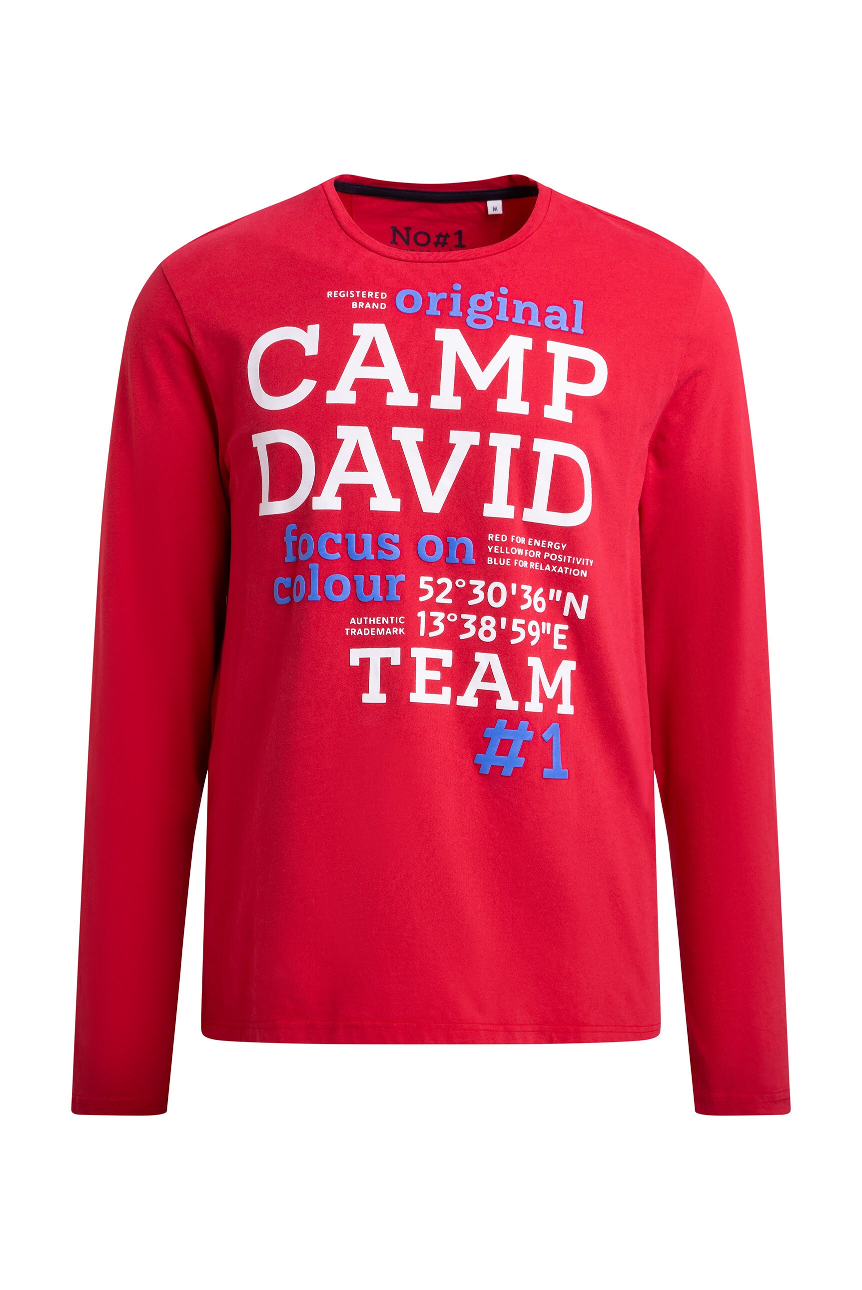 CAMP DAVID Rundhalsshirt aus Baumwolle