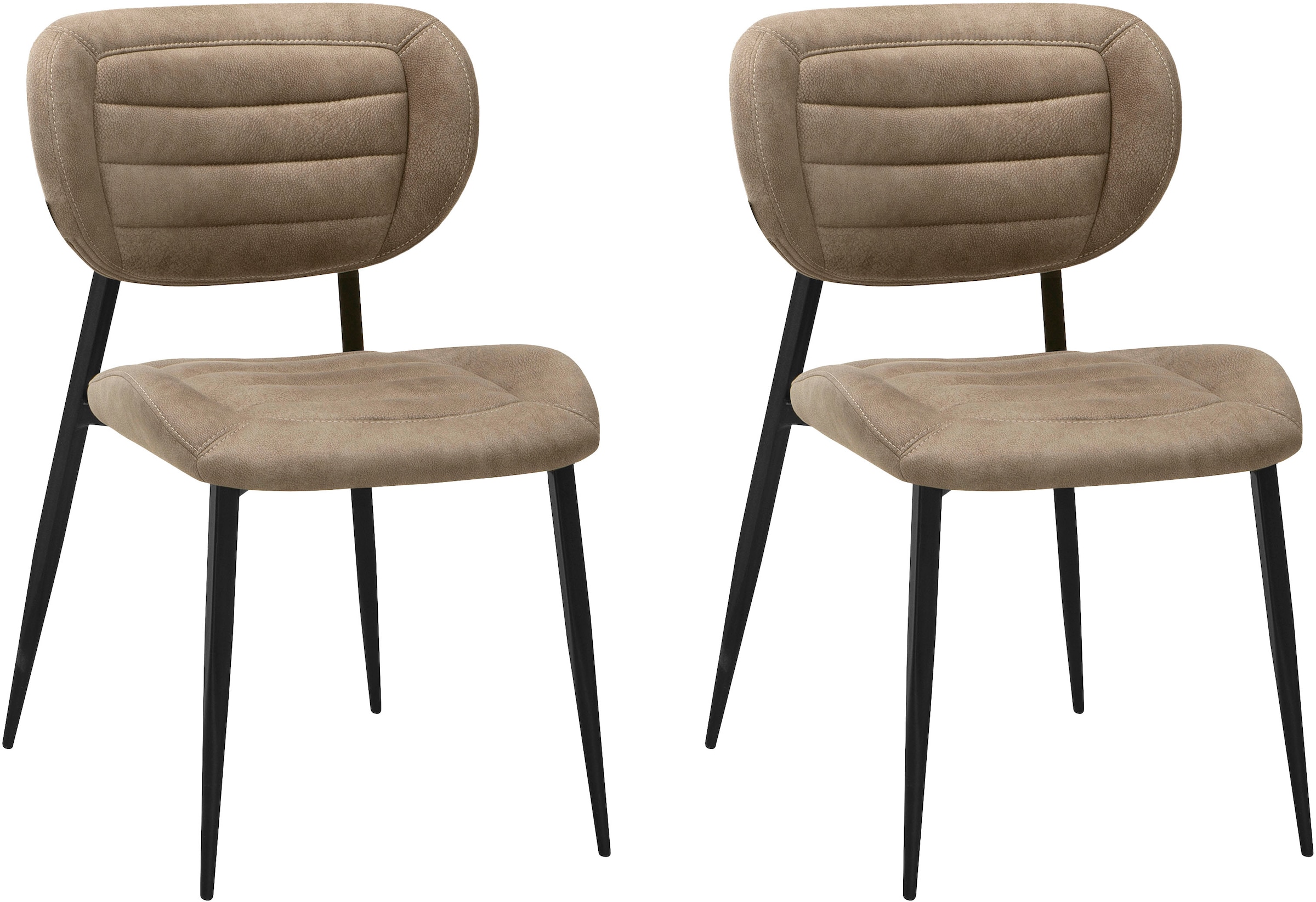 OMG Design Esszimmerstuhl "Rikki" (Set) 2 Stk. Stoff bequemer Polsterstuhl günstig online kaufen
