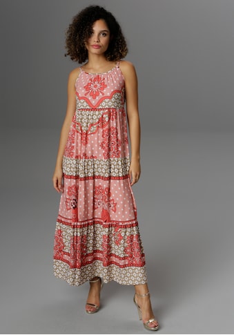 Aniston CASUAL Sommerkleid, im Muster-Mix - jedes Teil ein Unikat - NEUE KOLLEKTION kaufen