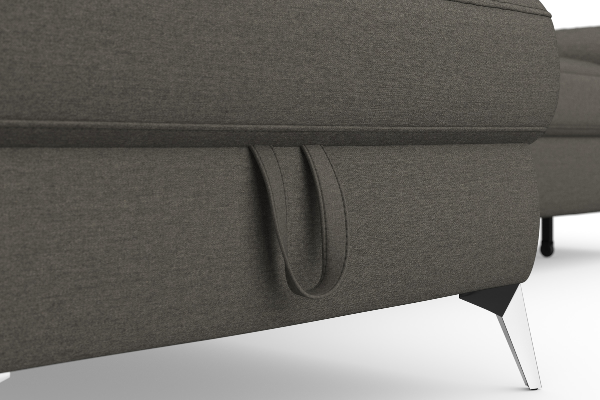 sit&more Ecksofa »Padua L-Form«, inklusive Sitztiefenverstellung, Armteilfunktion und Federkern