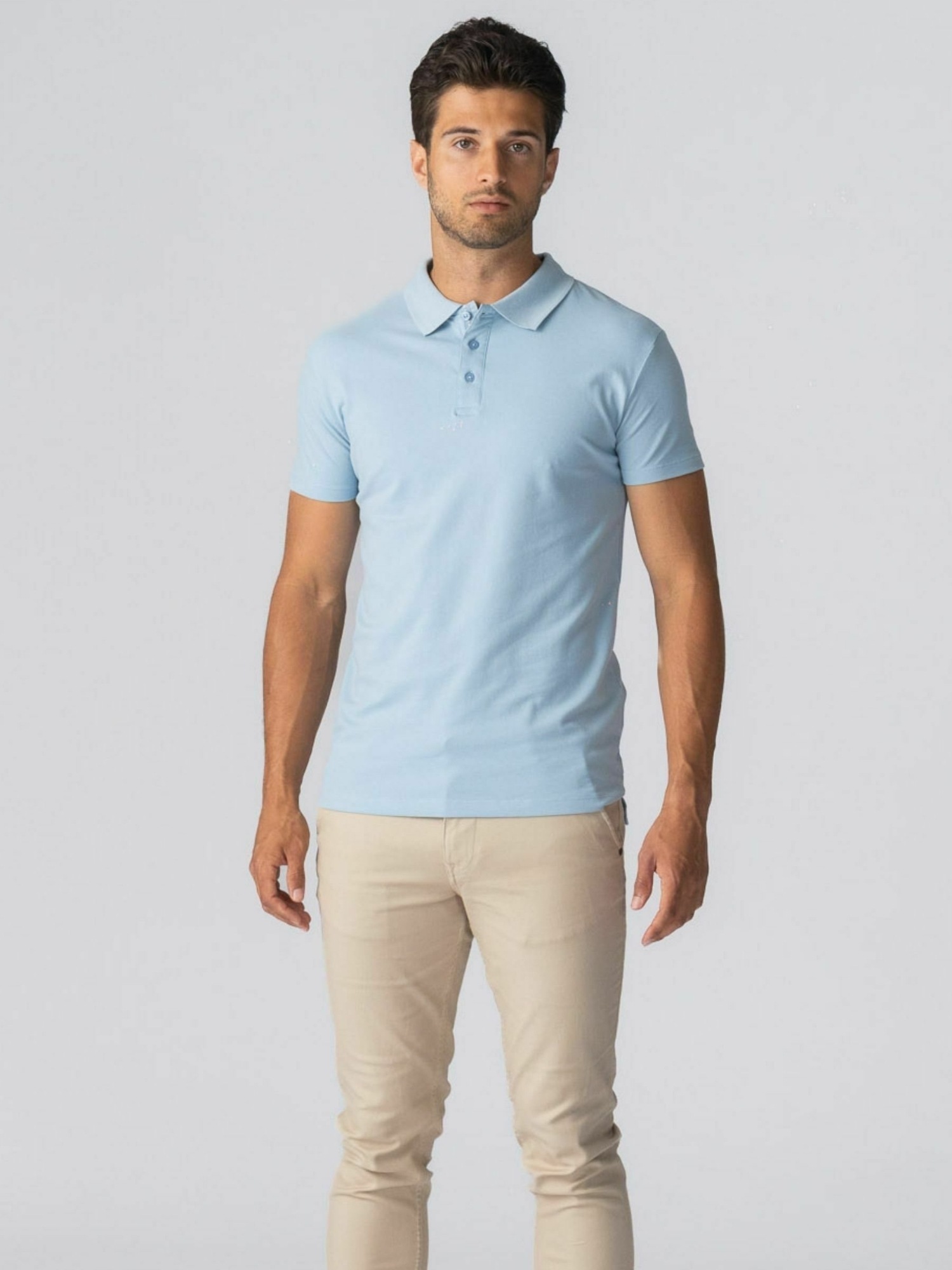 TeeShoppen Kurzarmhemd "TEESHOPPEN Polo shirt Muscle Polo"