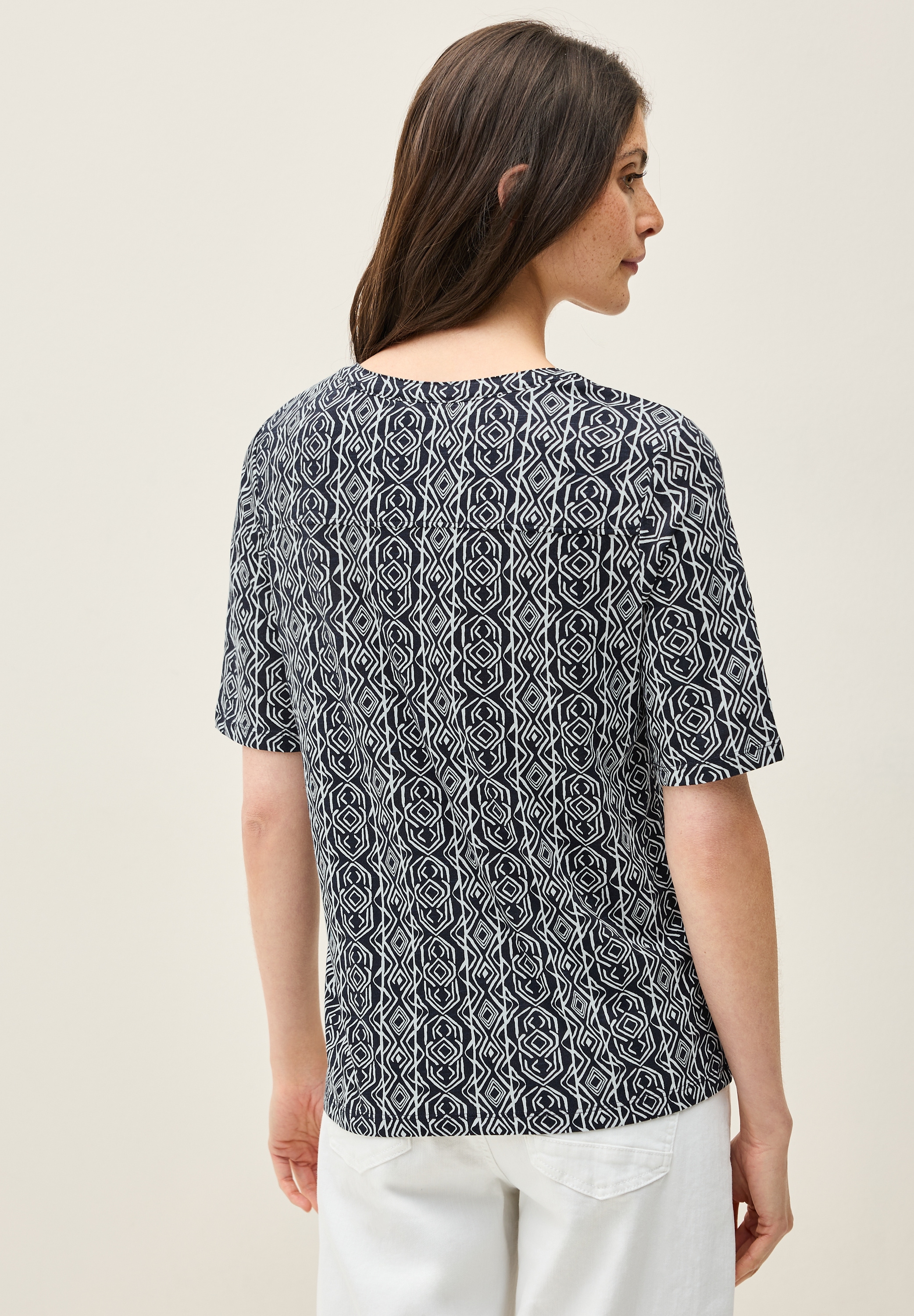 Cecil T-Shirt, im soften Baumwoll-Mix