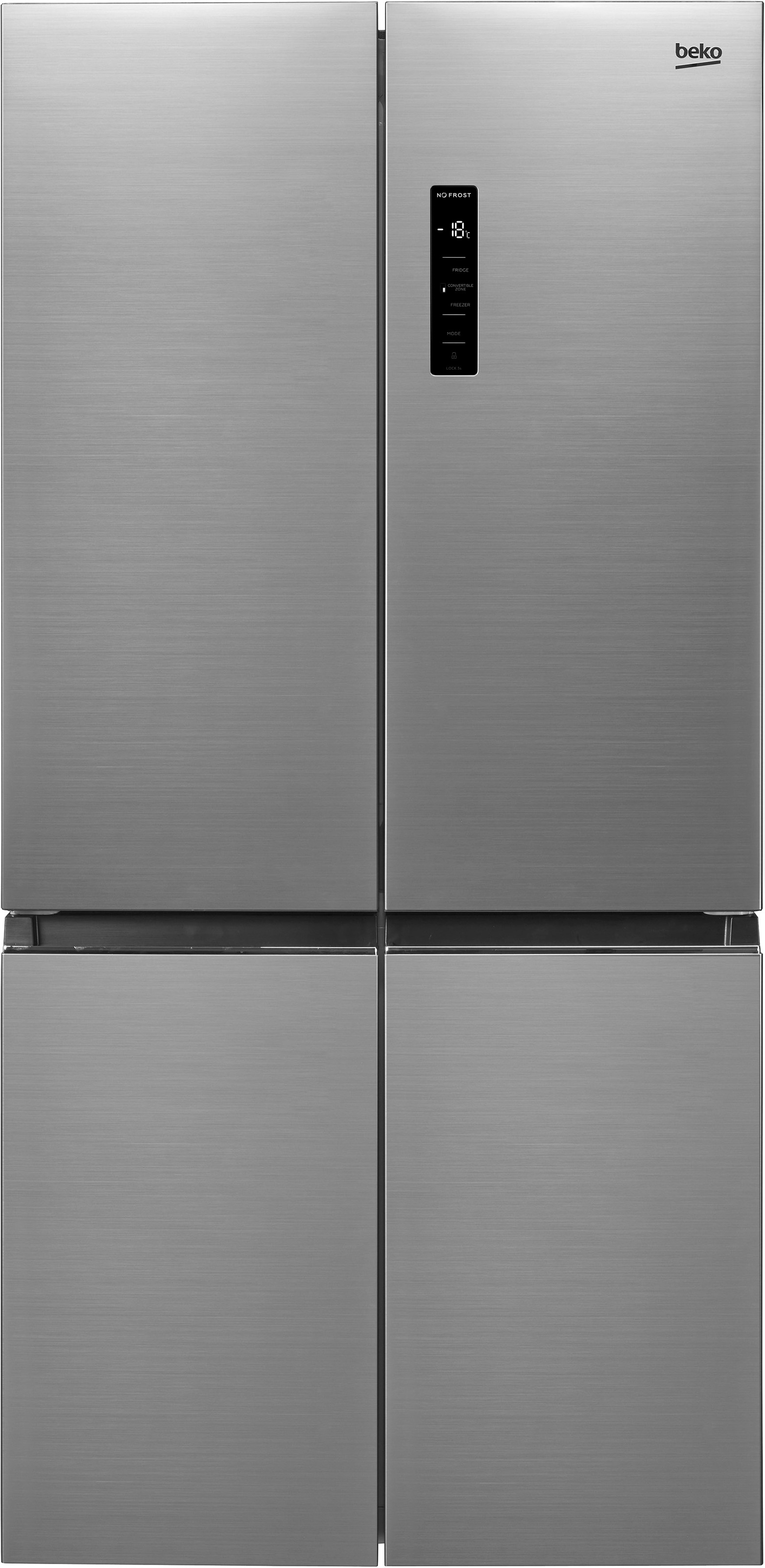 BEKO Side-by-Side "GNO52223MXPN" 190 cm hoch 90,9 cm breit günstig online kaufen