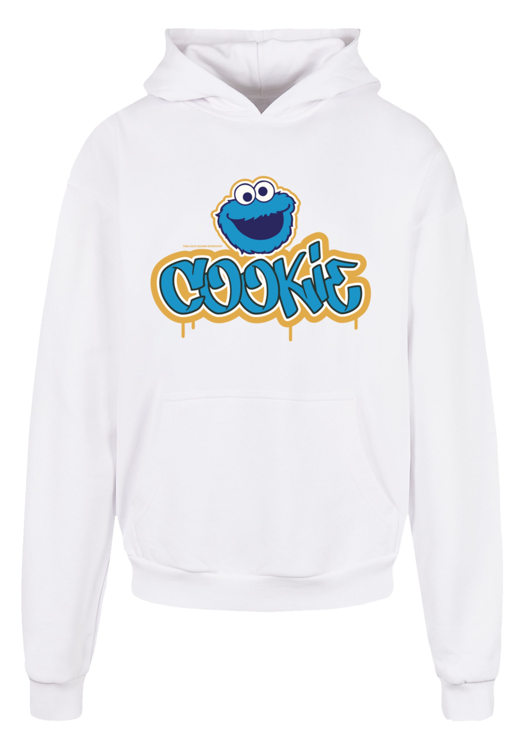 F4NT4STIC Kapuzenpullover "Sesamstraße Cookie Graffiti Logo", Premium Quali günstig online kaufen