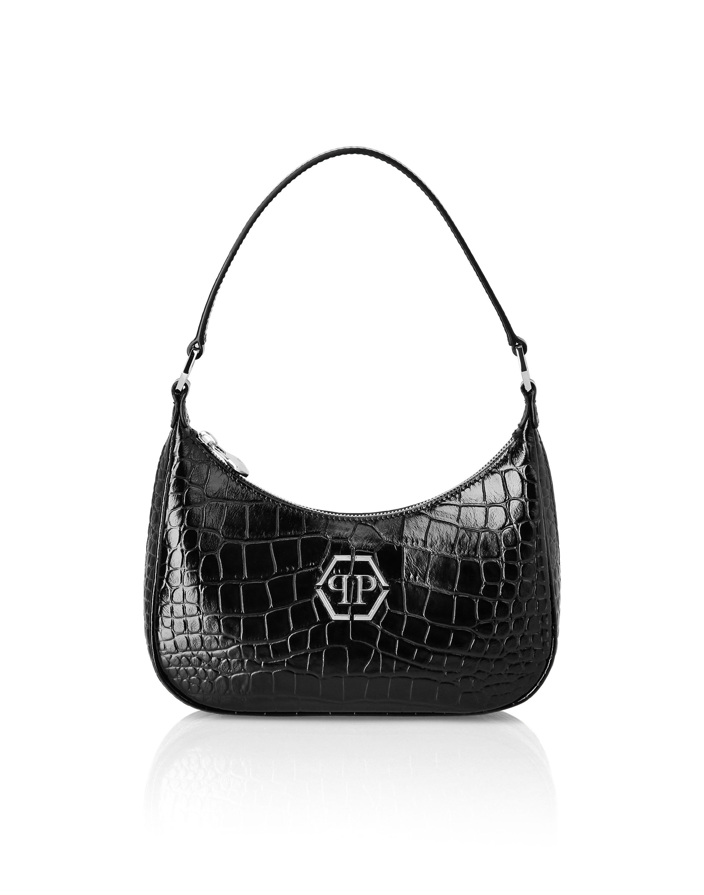 PHILIPP PLEIN Schultertasche "Cocco Crocco Geprägt" günstig online kaufen