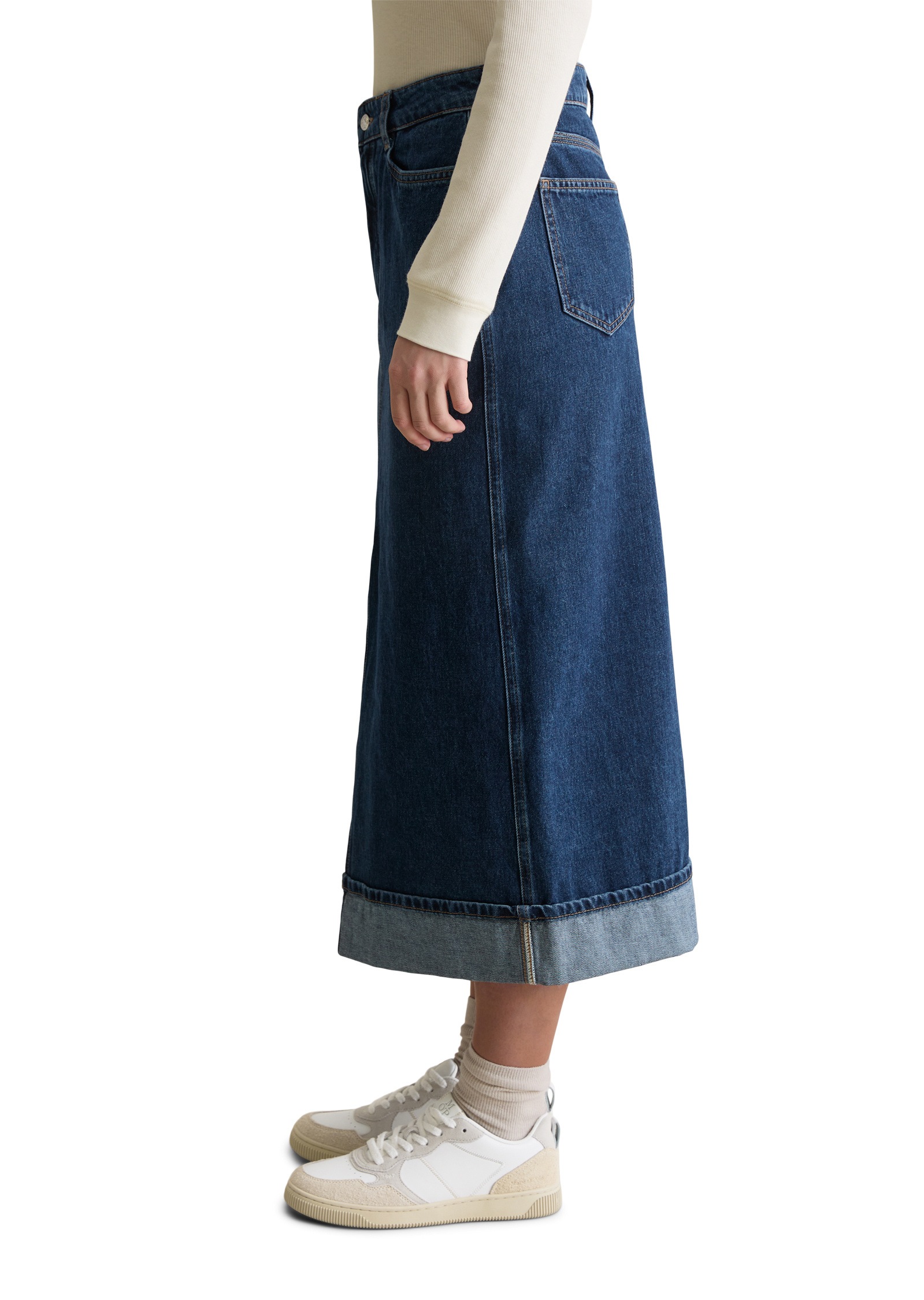 Marc O'Polo DENIM Jeansrock »aus Rigid Denim ohne Elasthan«