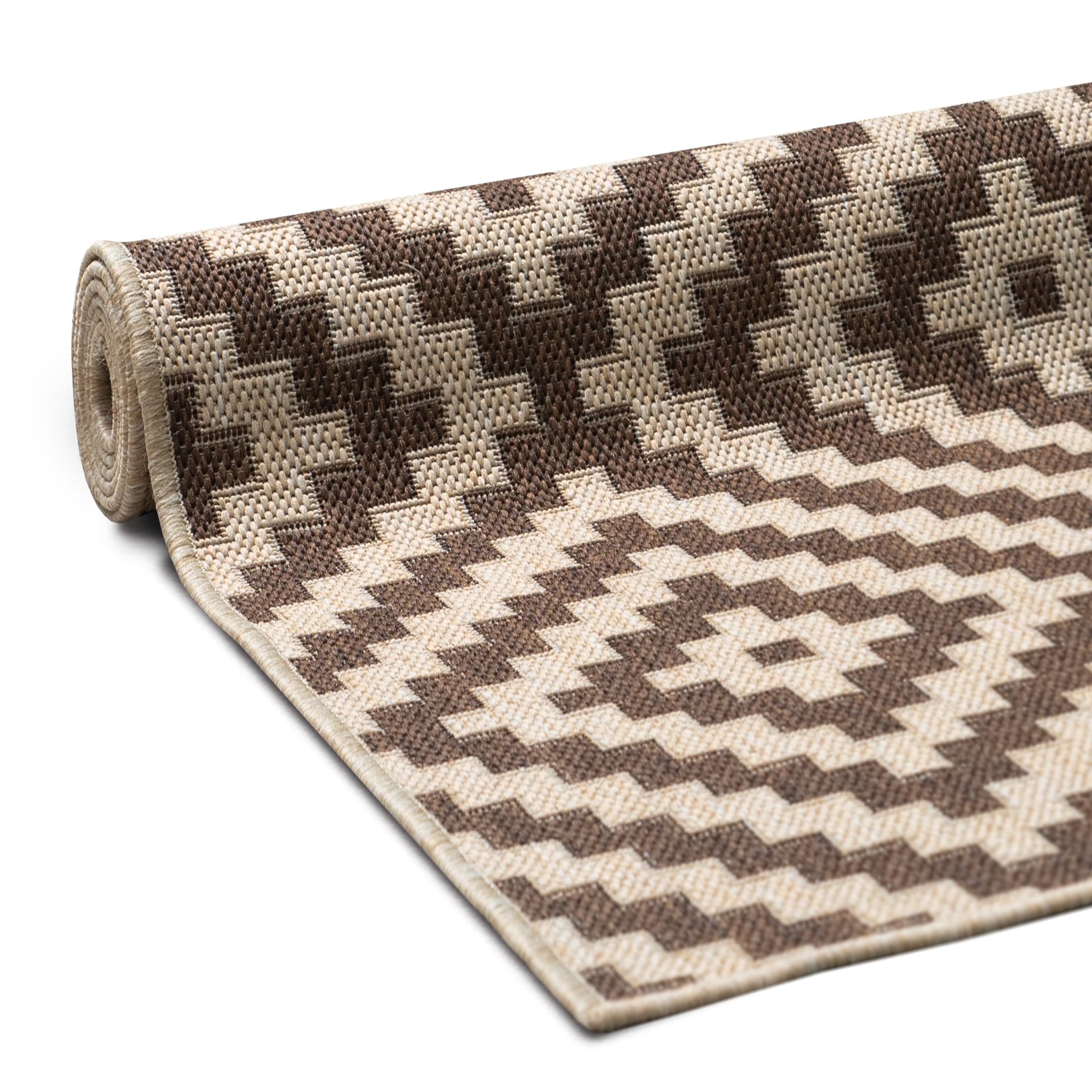 my home Teppich »Cordoba auch als Läufer erhältlich«, rechteckig, 3 mm Höhe, In- und Outdoor geeignet, Sisal-Optik, Wetterfest & UV-beständig, Boho