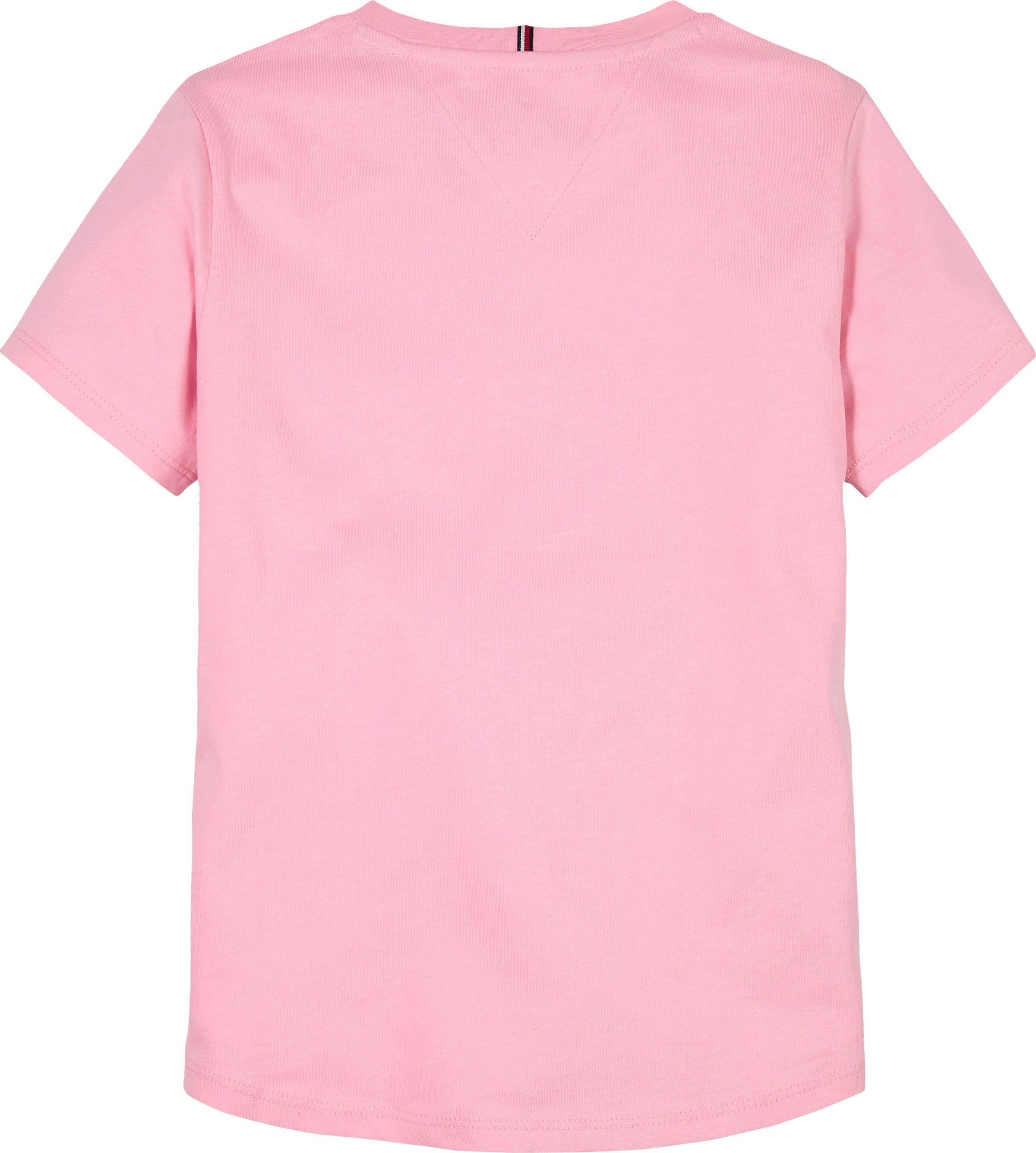 Tommy Hilfiger T-Shirt »TOMMY SCRIPT SLIM TEE SS« mit glitzerndem Schriftzug