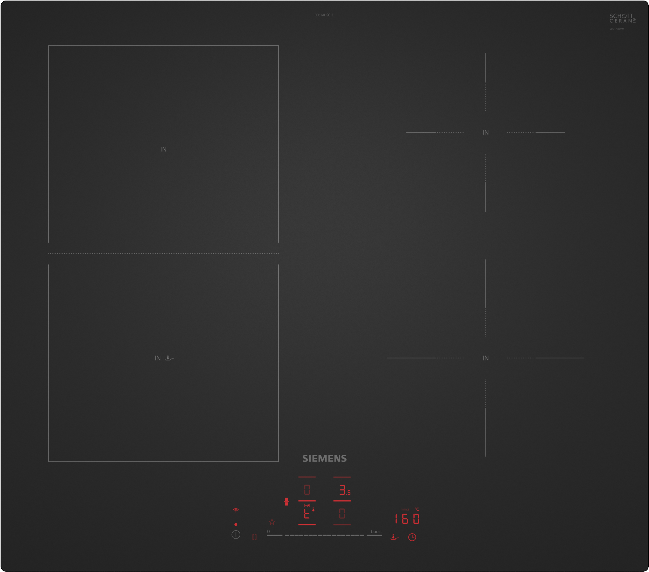 SIEMENS Induktions-Kochfeld "ED61AHSC1E" günstig online kaufen