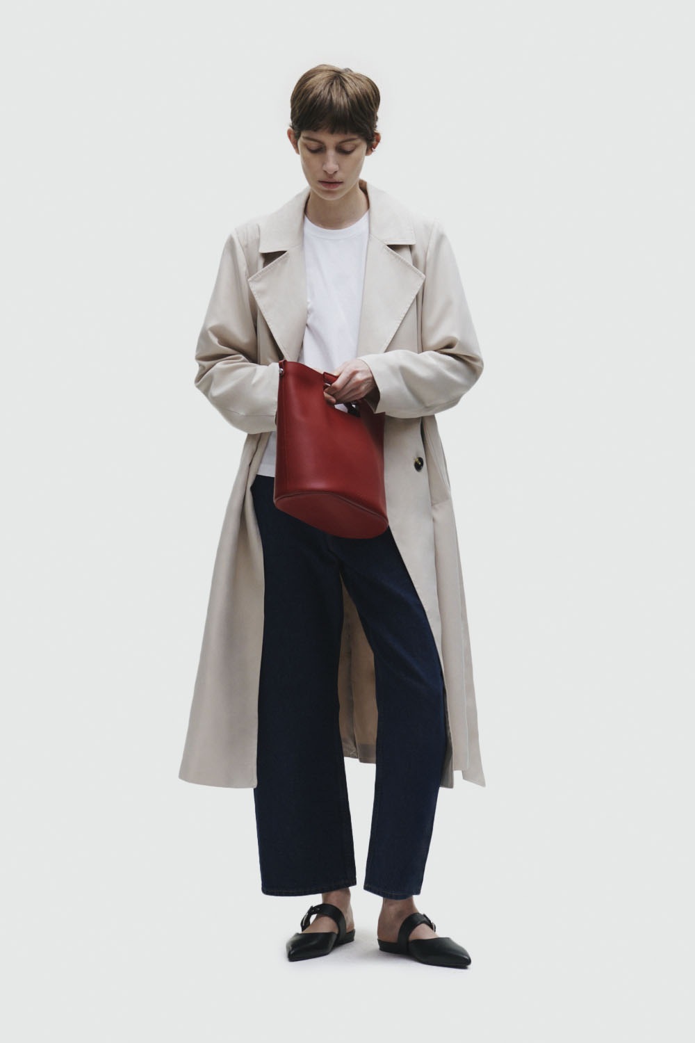 pieces Trenchcoat "PCSCARLETT LS TRENCHCOAT NOOS" günstig online kaufen