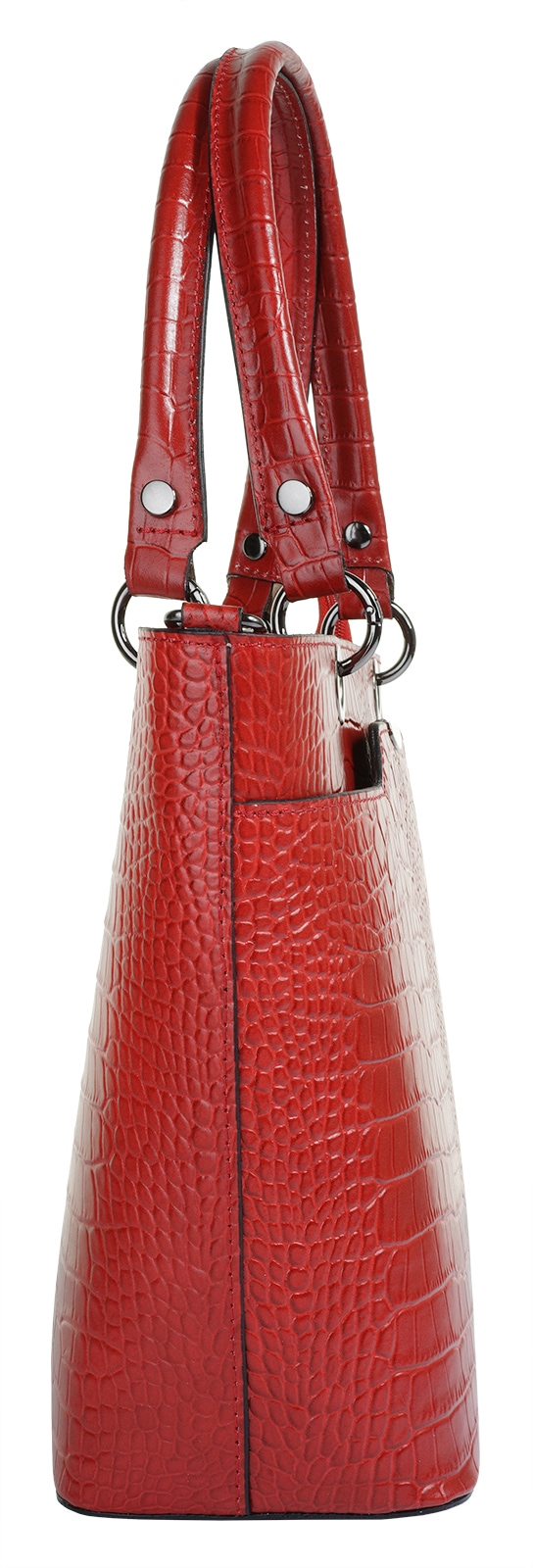 Cluty Henkeltasche »CLUTY Damen echt Leder, Made in Italy« echt Leder, Made in Italy