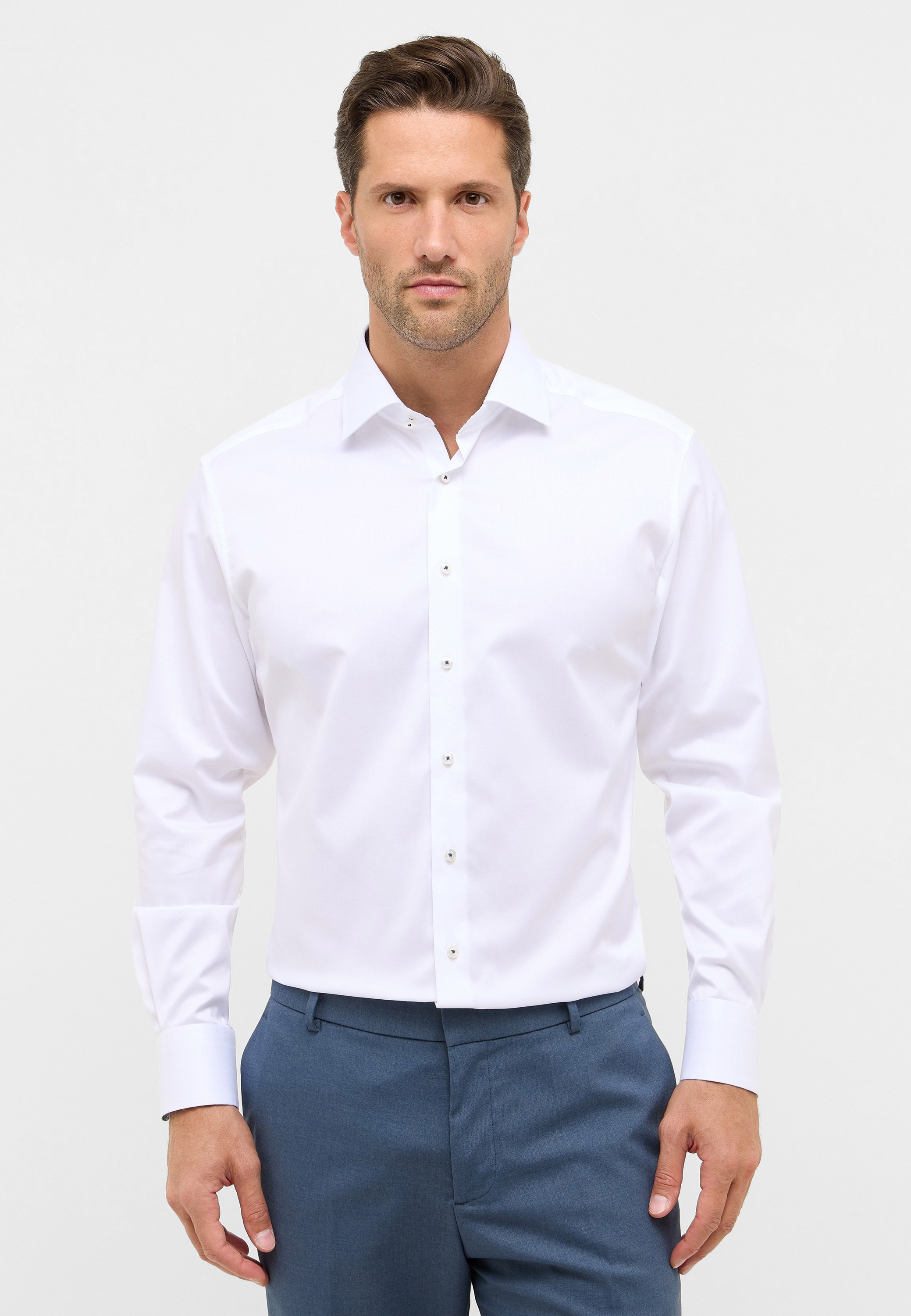 Eterna Langarmhemd "MODERN FIT", NON IRON (bügelfrei) günstig online kaufen