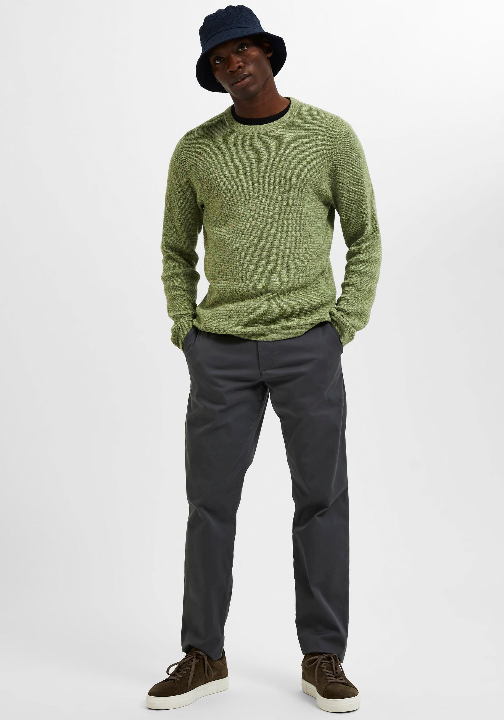 SELECTED HOMME Chinohose »SLH175-SLIM NEW MILES FLEX PANT NOOS«