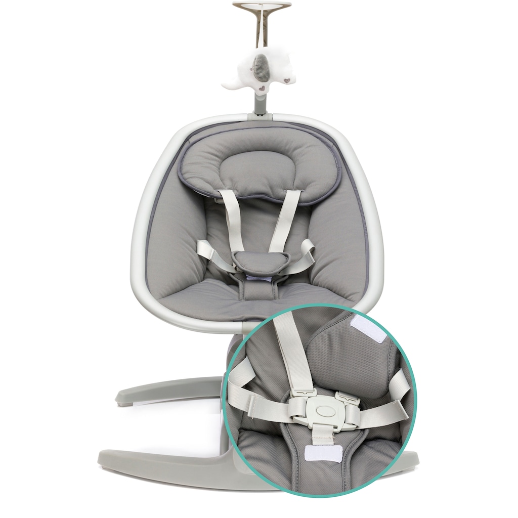 Fillikid Babywippe »Mimi, grau«, bis 9 kg