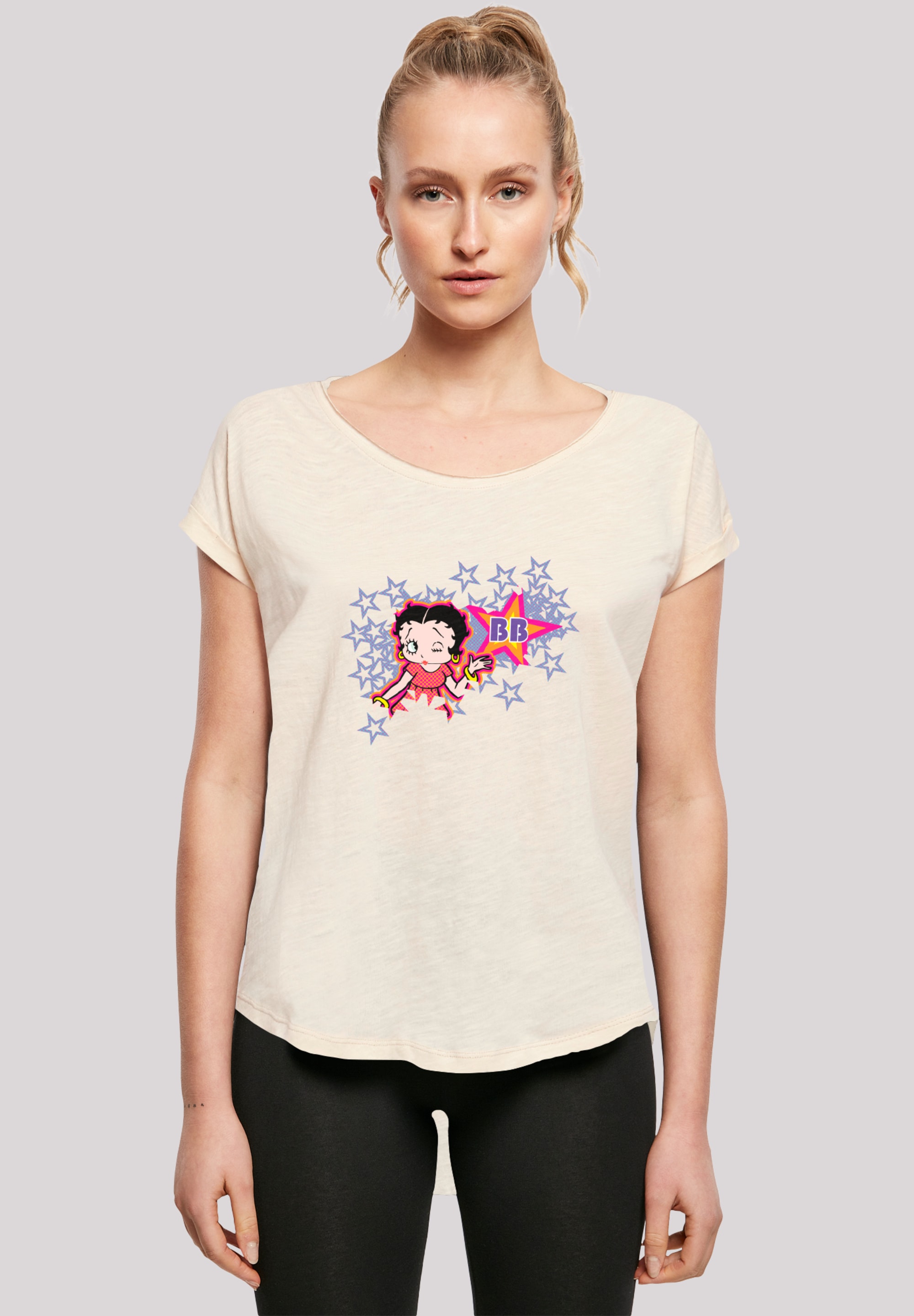 F4NT4STIC T-Shirt "Betty Boop Purple Stars And Dots", Premium Qualität günstig online kaufen