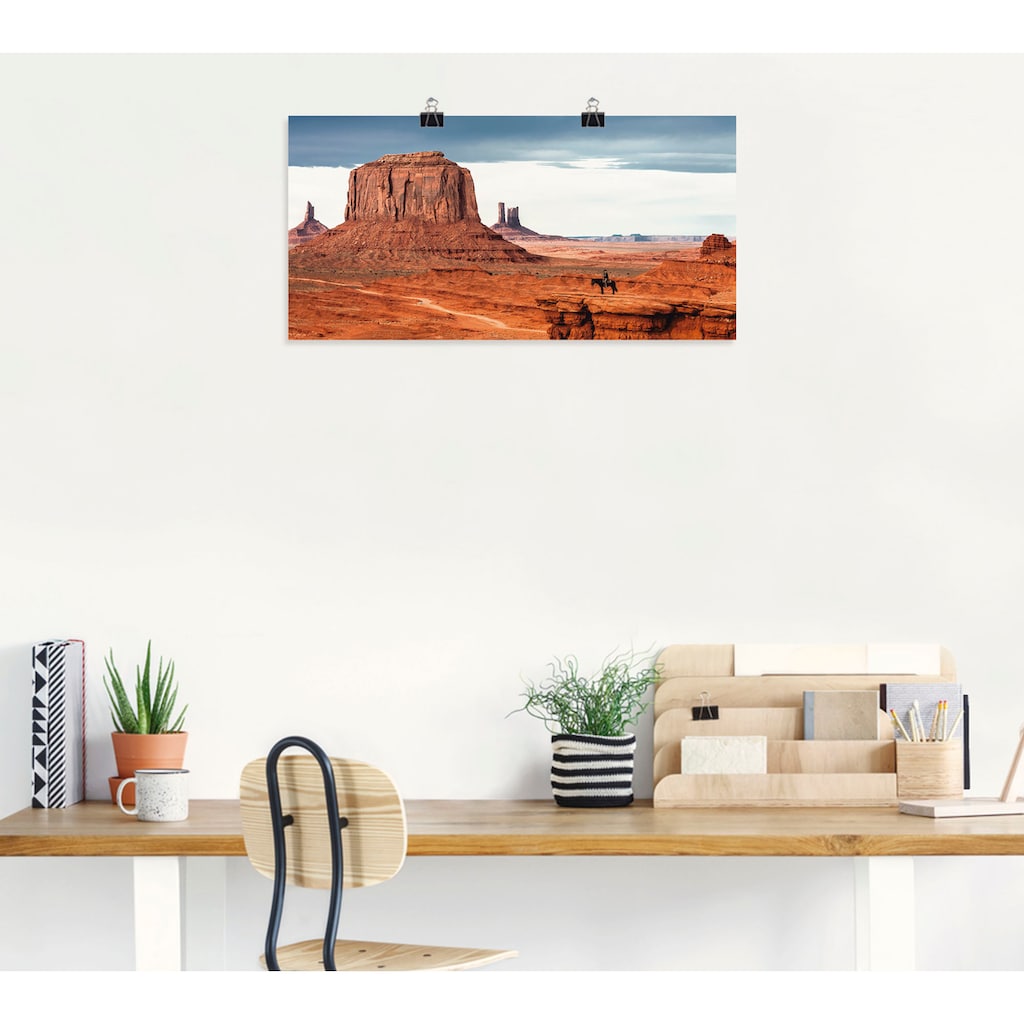 Artland Wandbild »Colorado - Utah Monument Valley«, Amerika, (1 St.)