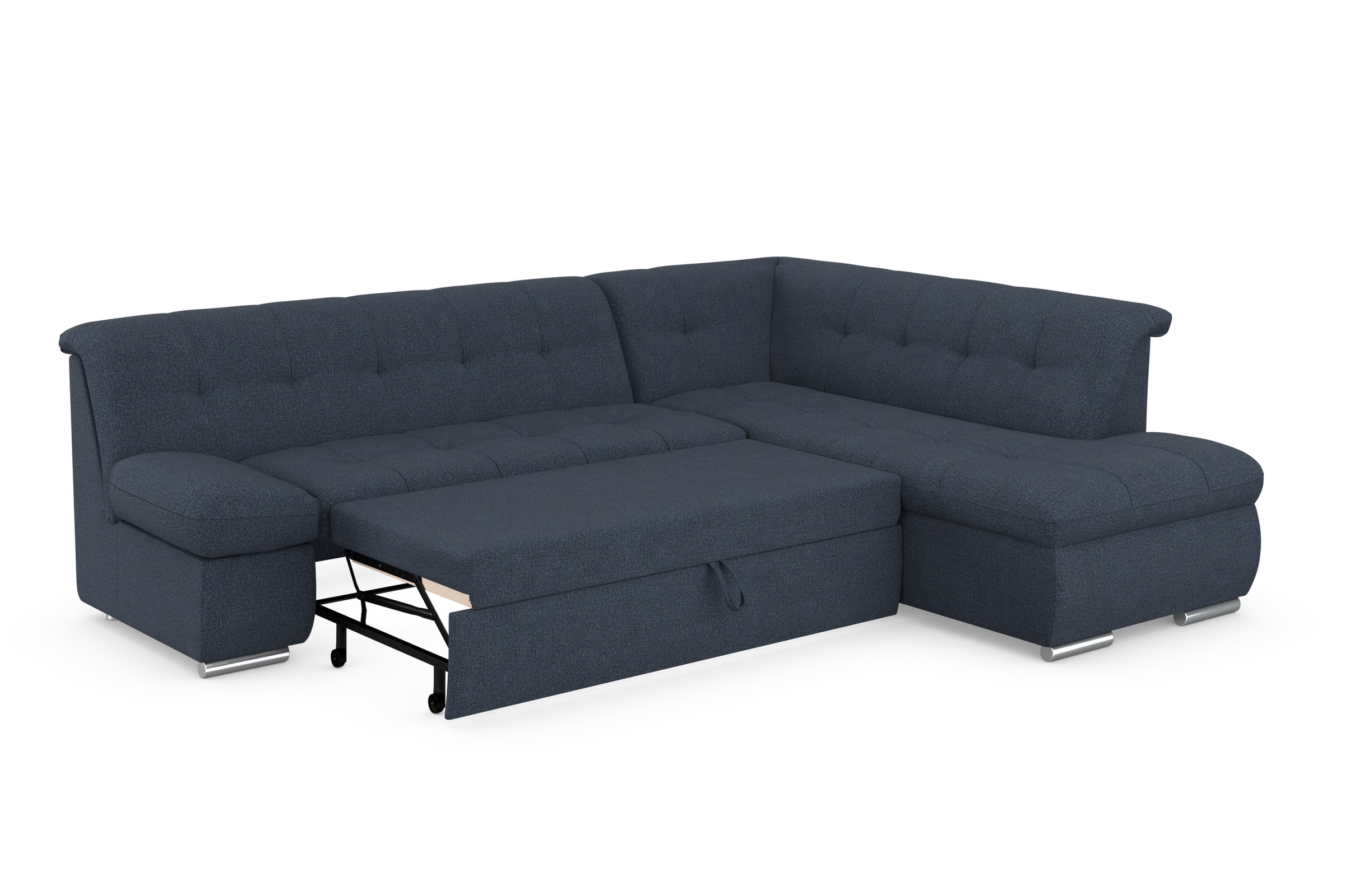 DOMO collection Ecksofa »Mona L-Form«, wahlweise mit Bett- und Armlehnfunktion