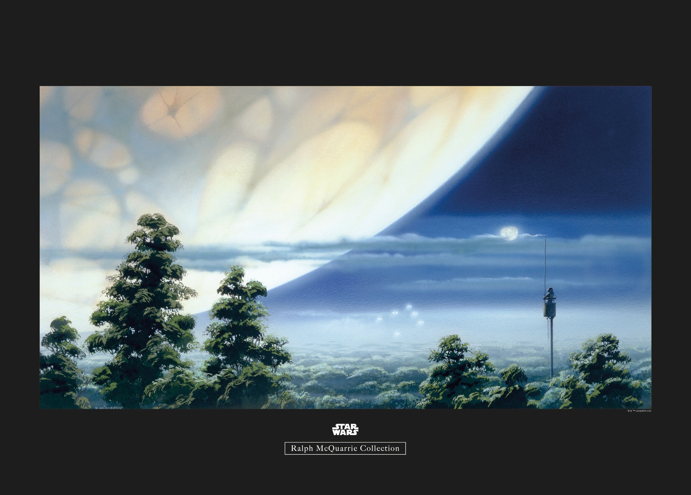 Komar Poster »Star Wars Classic RMQ Yavin Lo...