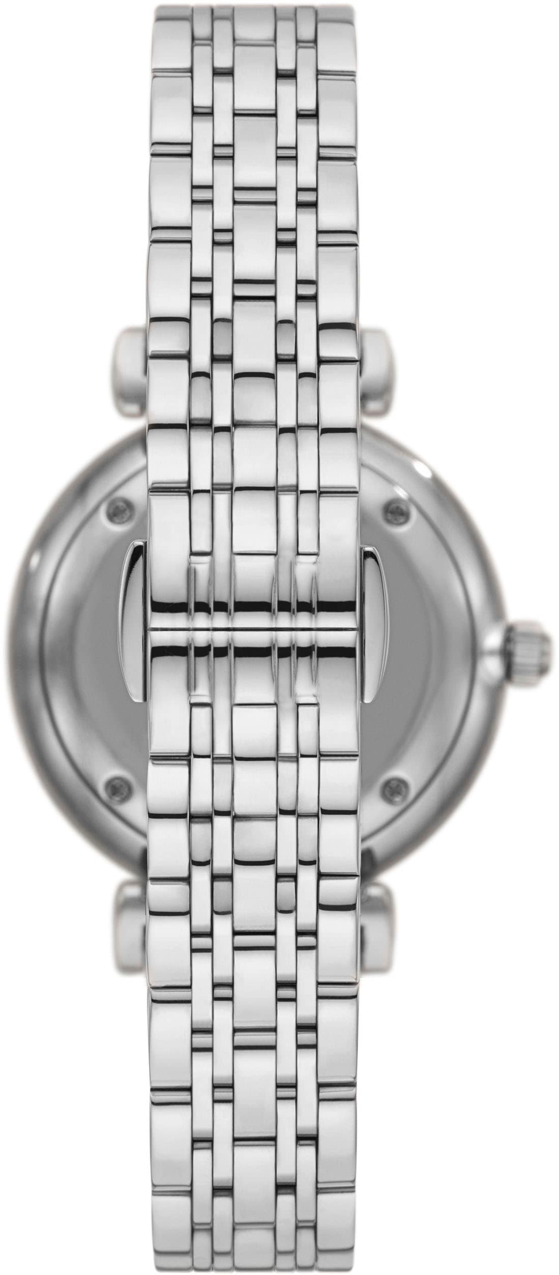 Emporio Armani Quarzuhr, Armbanduhr, Damenuhr, analog, Edelstahlarmband