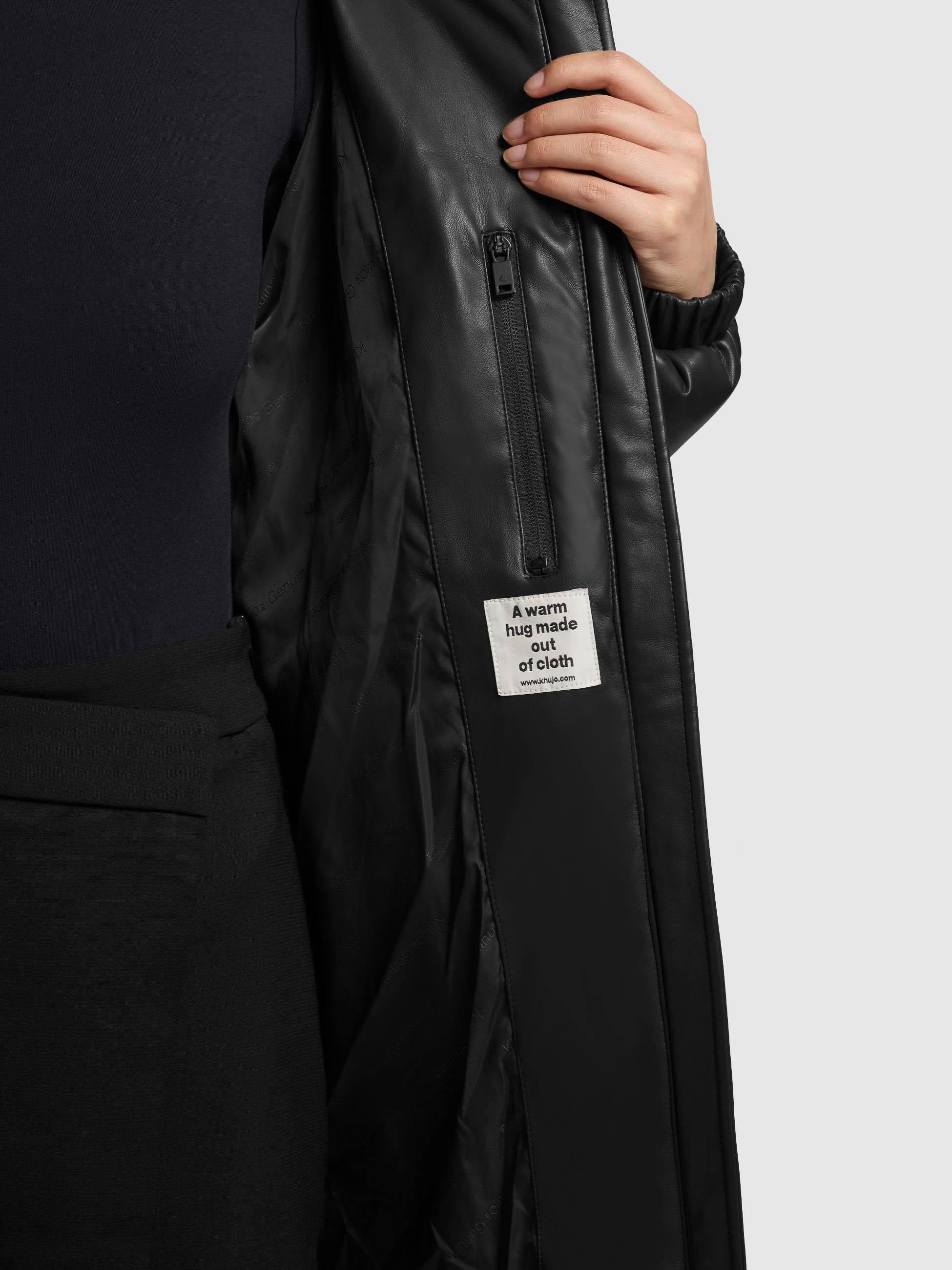 khujo Wintermantel »Lorsa« Winter Steppjacke mit Kapuze