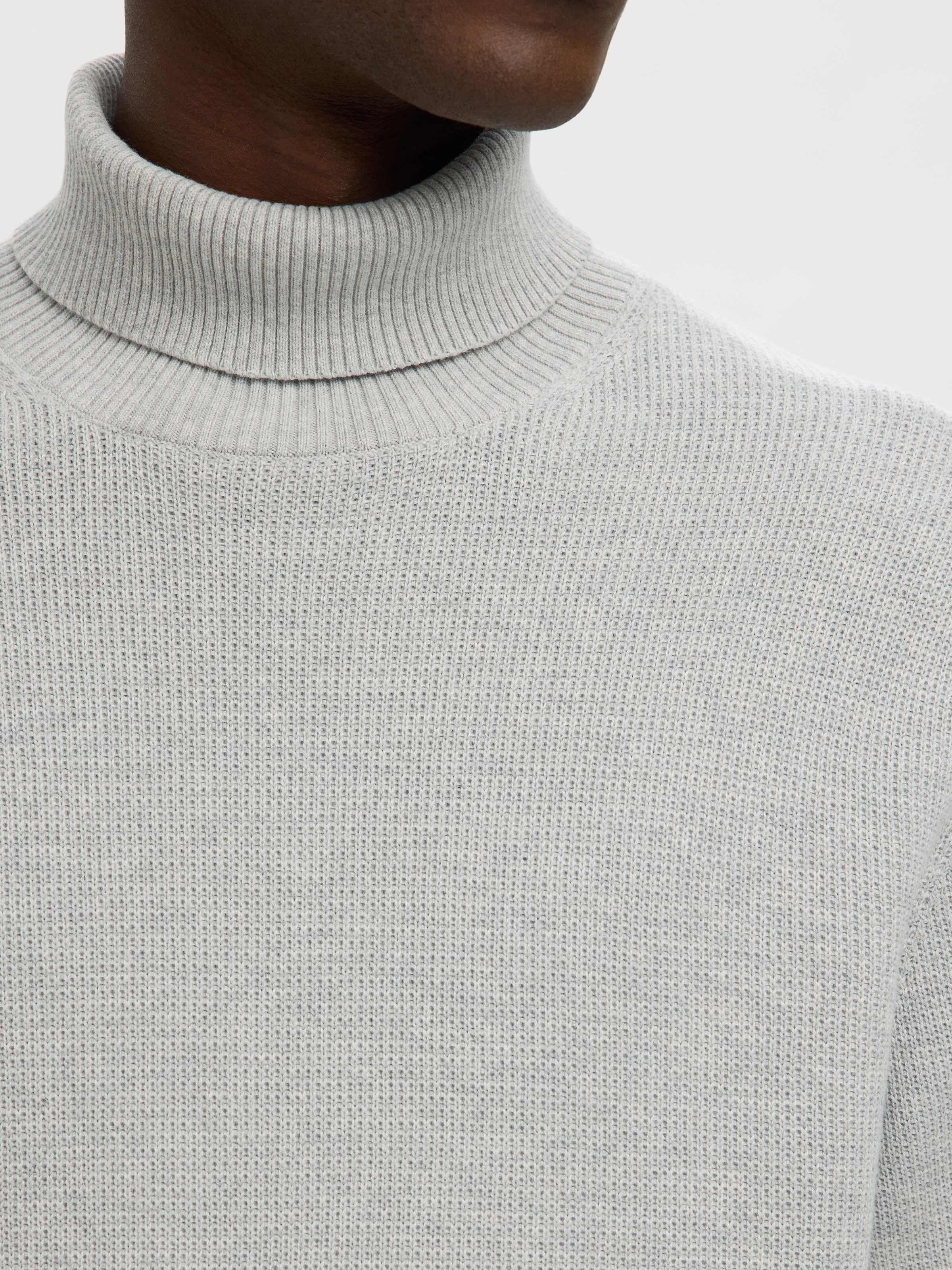 Selected Herren Rollkragen Pullover SLHDANE LS KNIT STRUCTURE ROLL NECK - R günstig online kaufen