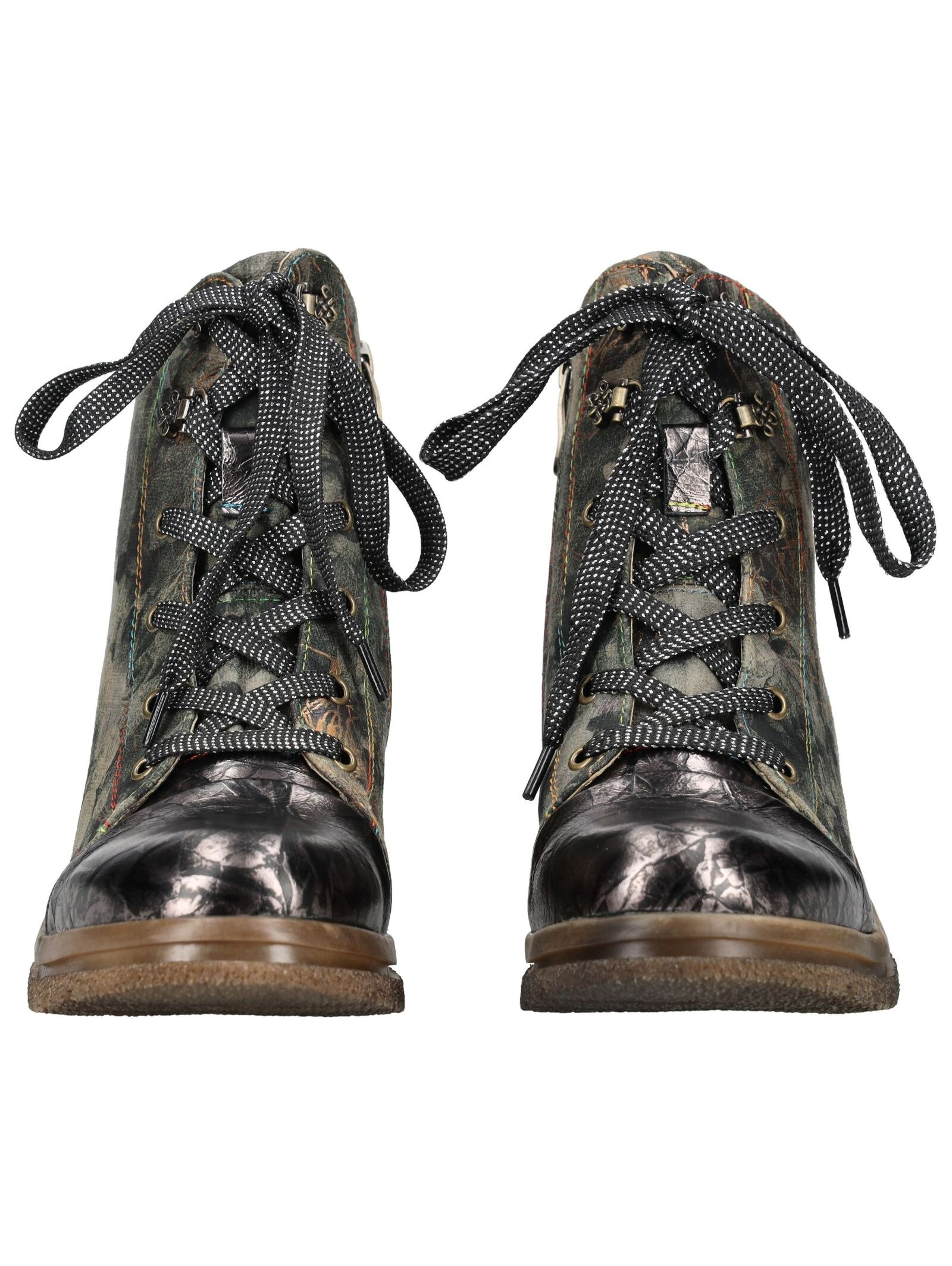 Laura Vita Schnürstiefelette Schwarz 39 2