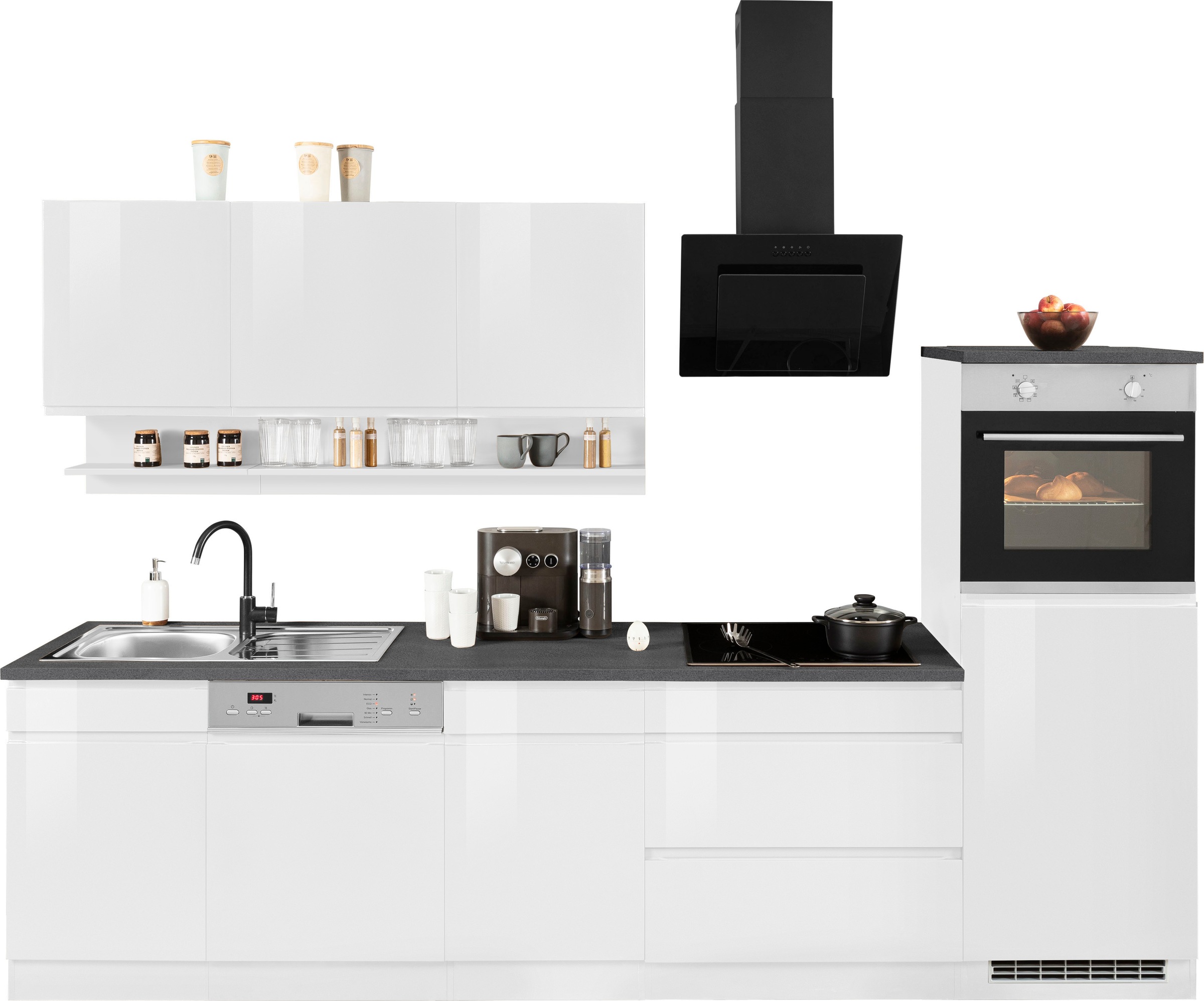 KOCHSTATION Küchenzeile "KS-Virginia" Breite 300 cm, wahlweise mit E-Geräte günstig online kaufen