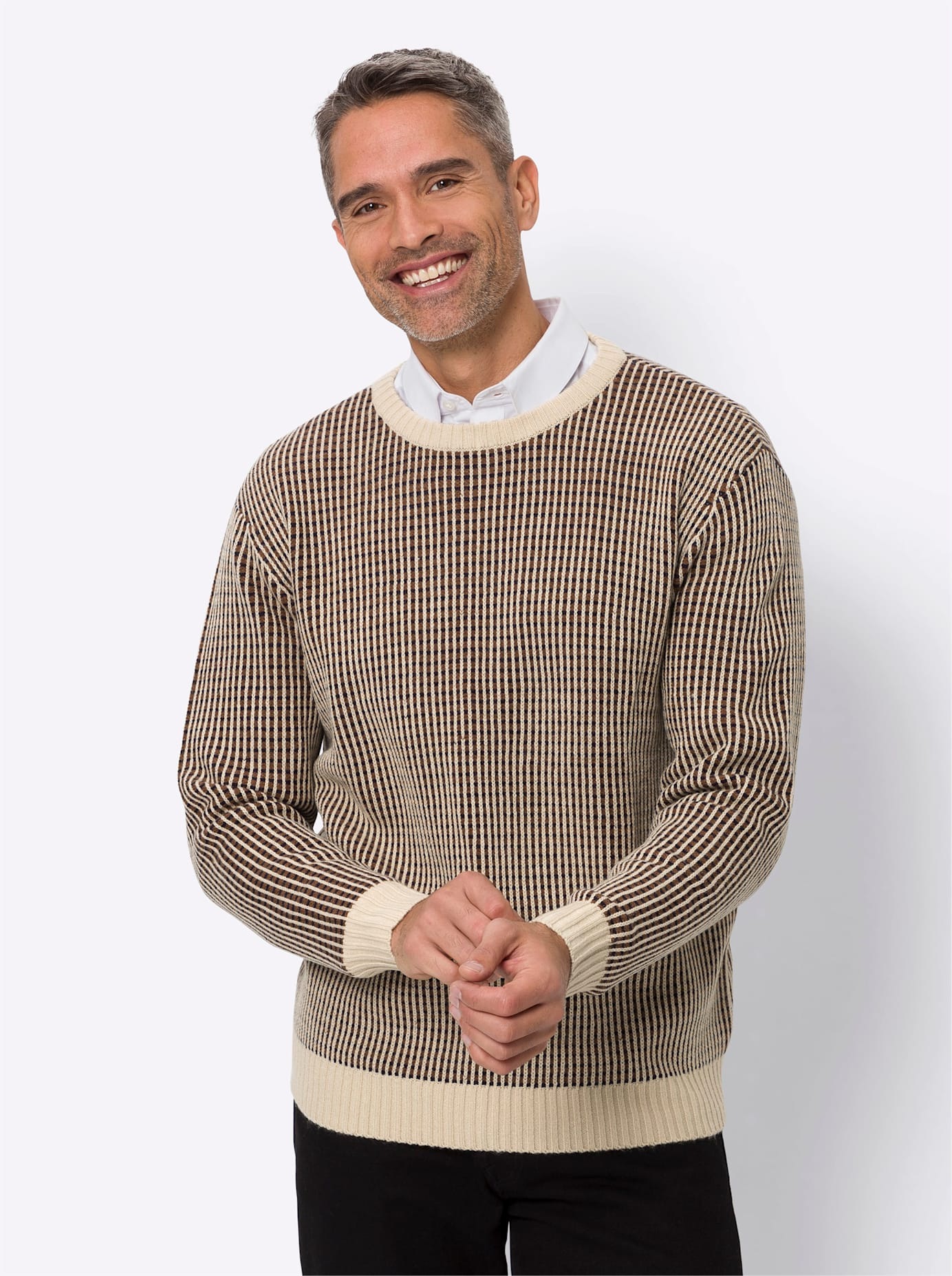 Classic Rundhalspullover »Pullover«