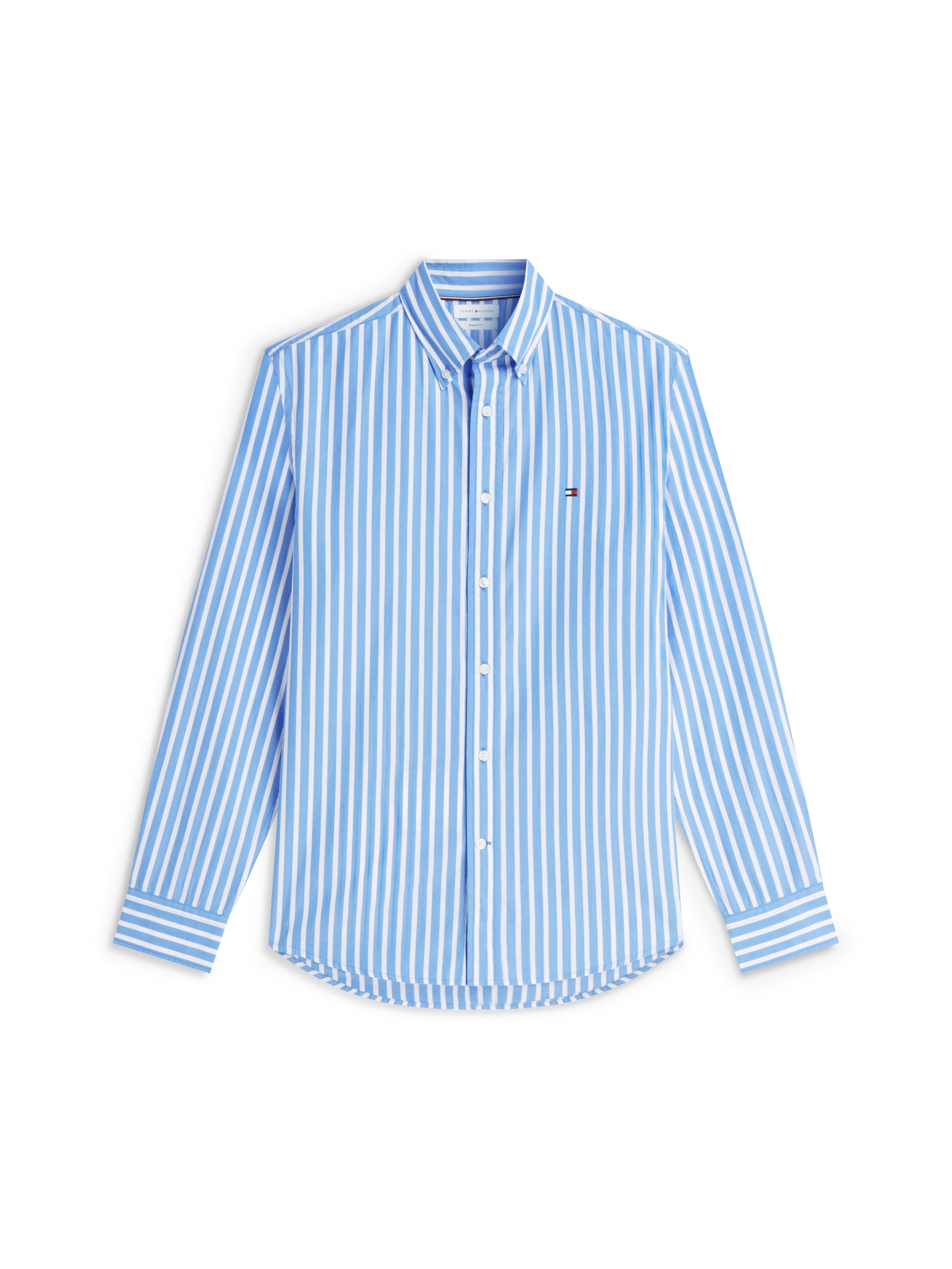 Tommy Hilfiger Langarmhemd »FLEX POPLIN SEASONAL STRIPE SHT« mit Flex-Streifen, regular fit
