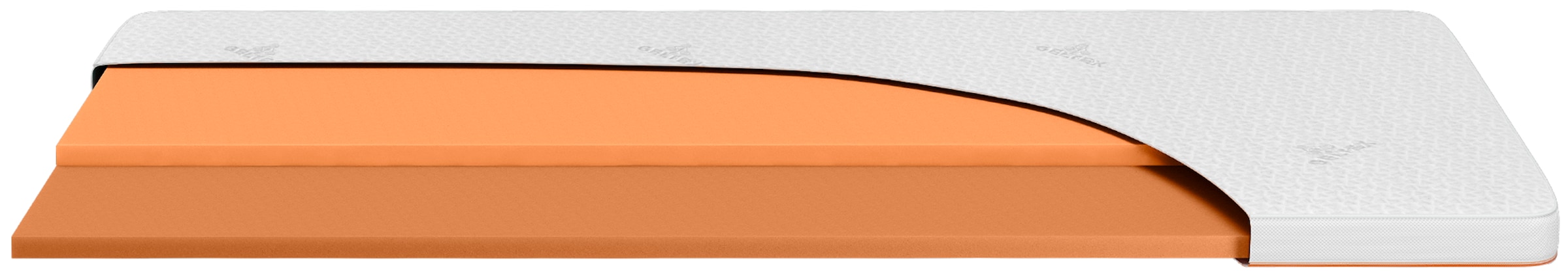 Beka® Topper »Gelschaum Topper GELTEX® Next Horizon Firm« 100% GELTEX®-Schaum, 7 cm hoch, RG43, wendbar, 90x200 cm & mehr Größen
