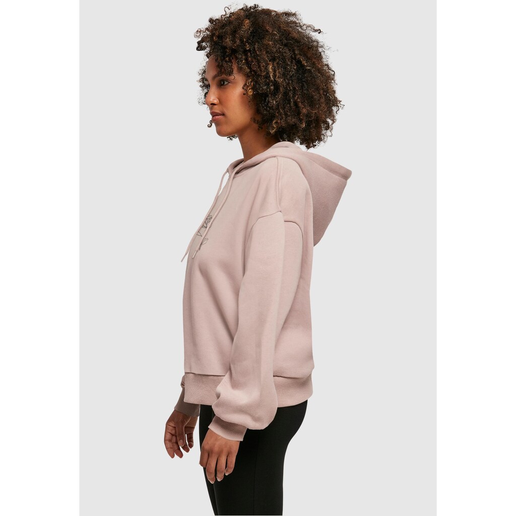 Merchcode Kapuzenpullover »Merchcode Damen Ladies Spring - Rose Oversized Hoody«, (1 tlg.)